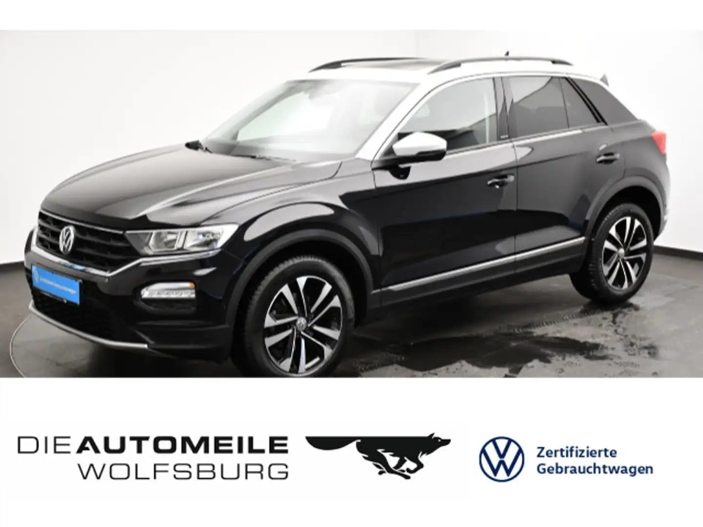 Volkswagen T-Roc 1.5 TSI IQ-Drive Pano/ACC/App-Connect Schwarz - 1