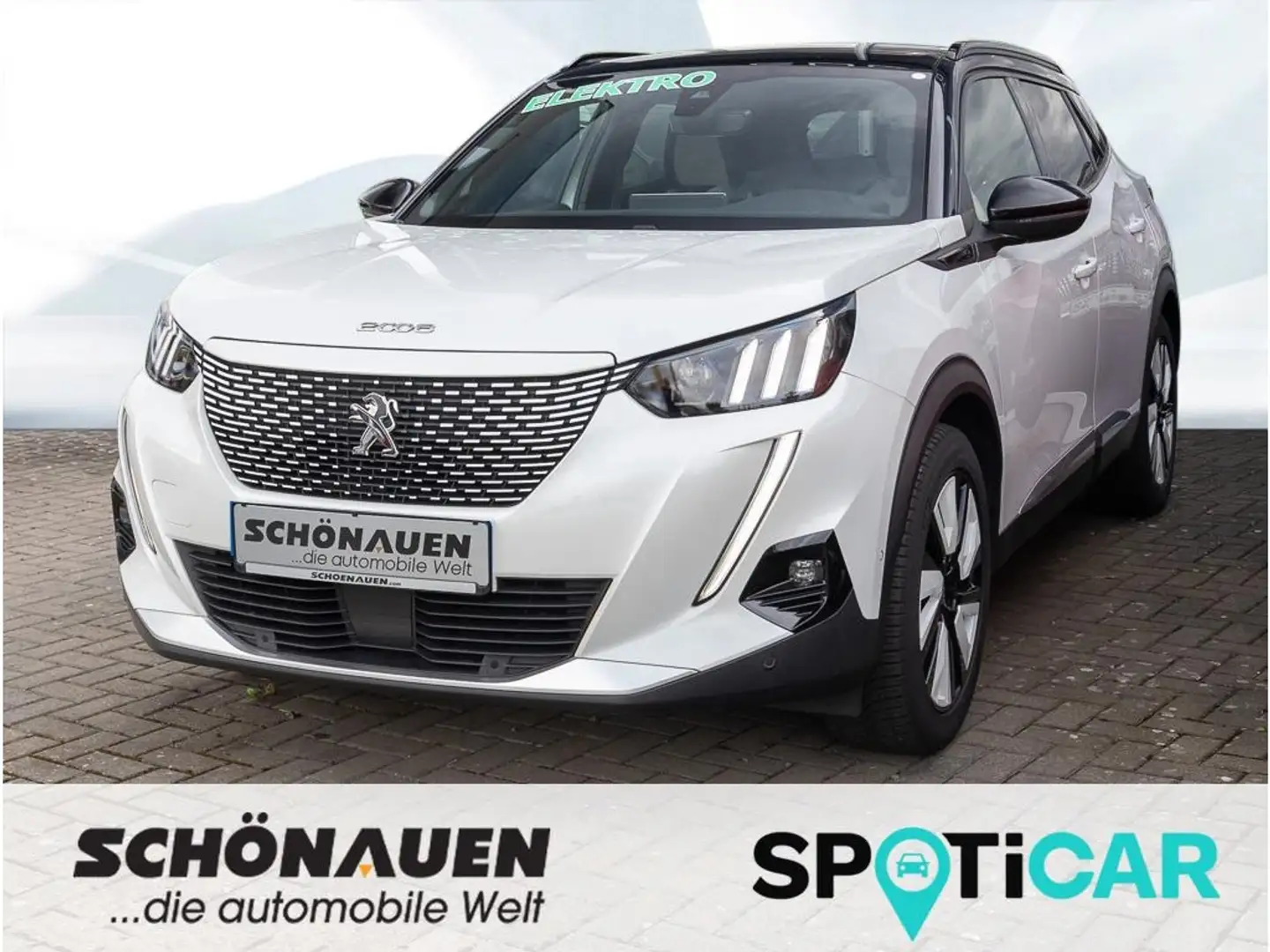 Peugeot 2008 ELEKTRO 136 e-GT Pack +AUT+PSD+KLI+IDL+RFK+ Blanc - 1