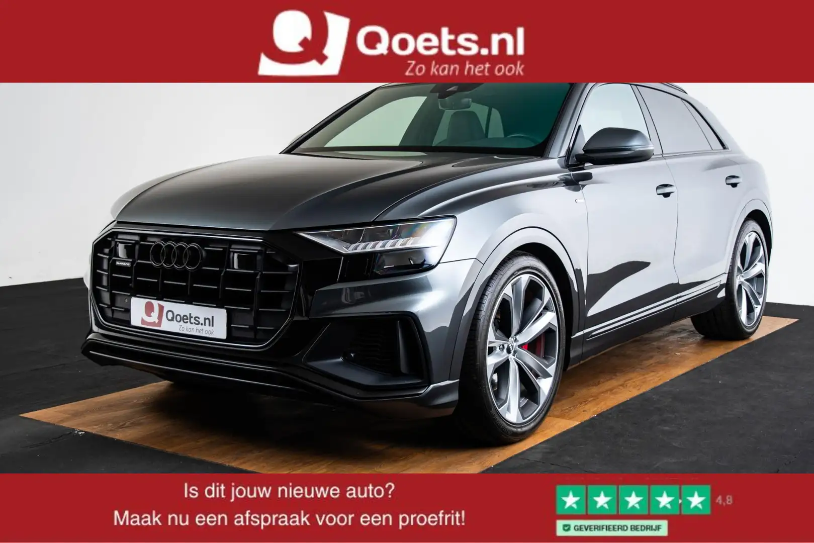 Audi Q8 55 TFSI quattro Pro Line Plus S line - S line exte Grigio - 1