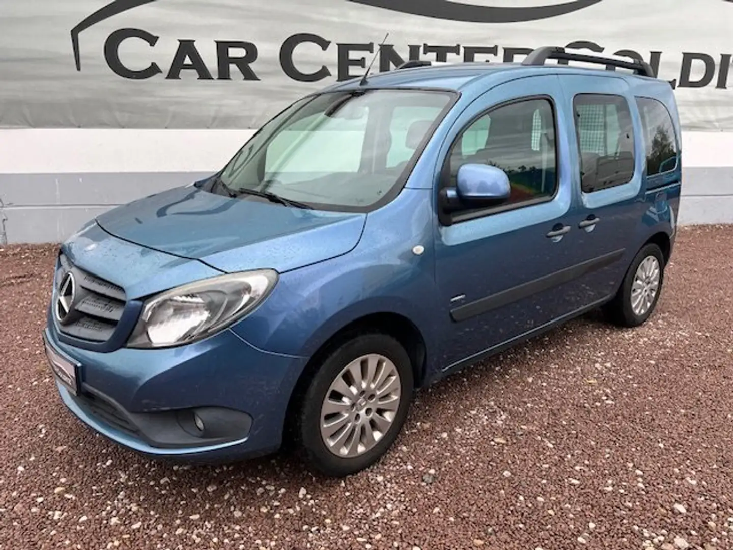 Mercedes-Benz Citan Citan 1.2i*Klima*AHK*2xSchiebeTür*PDC*BT* Modrá - 2