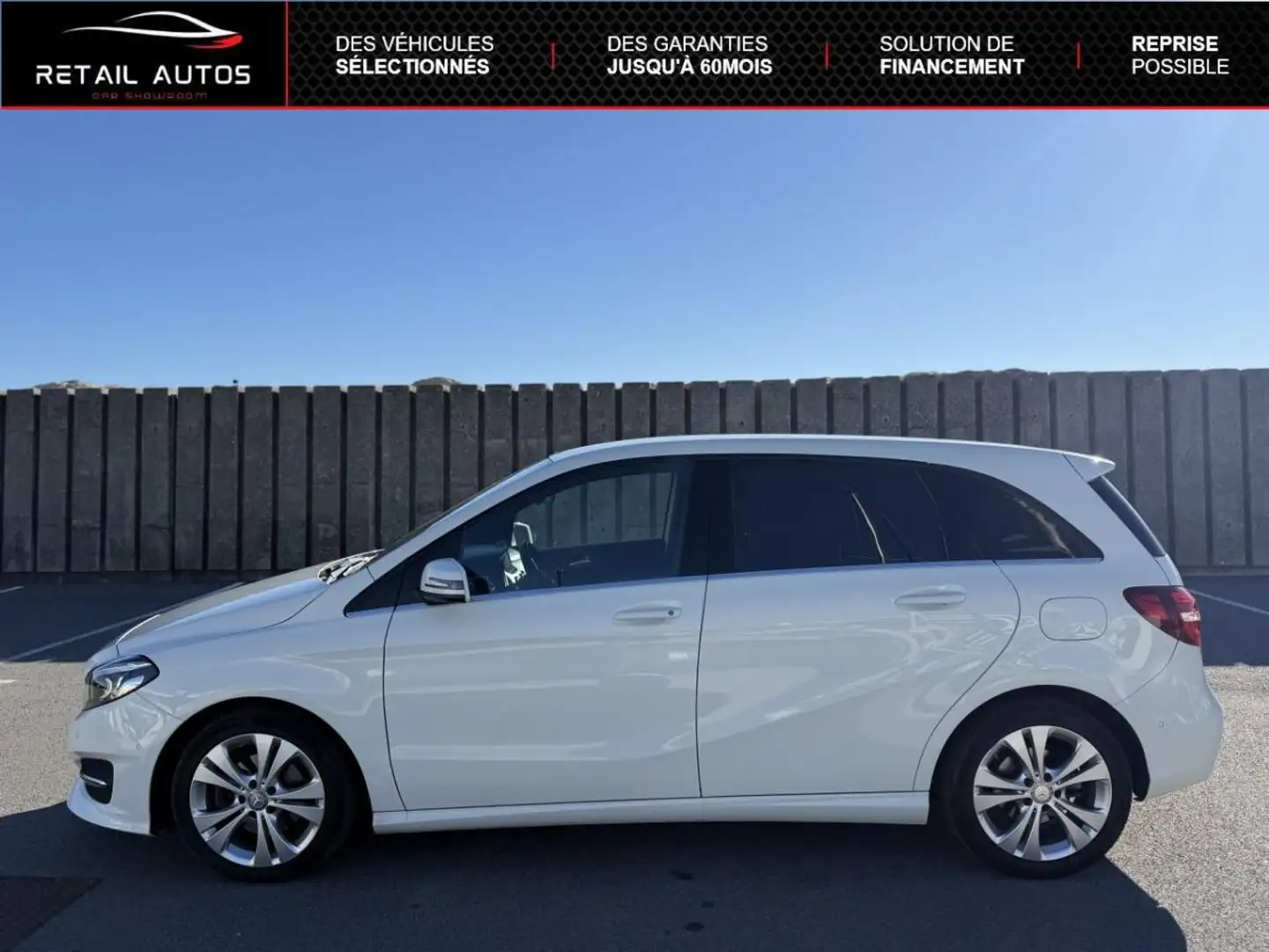Mercedes-Benz B 180 180 122ch Inspiration Blanc - 2