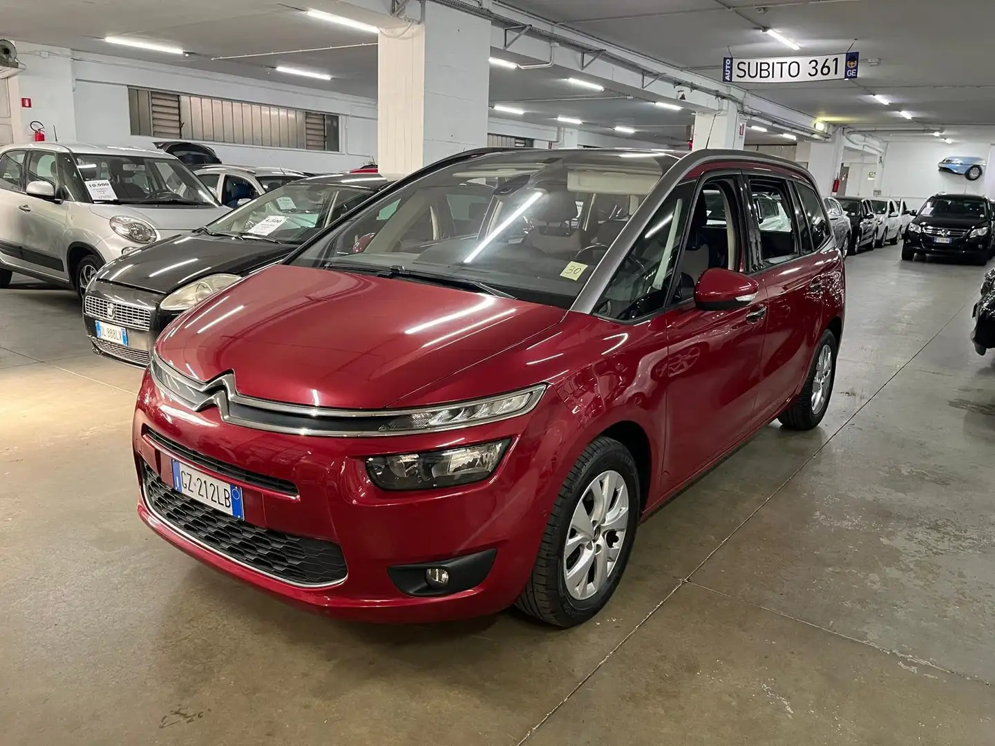 Citroen Grand C4 Picasso 1.6 Hdi, unico proprietario, 7 Posti, EURO 6 Rosso - 1
