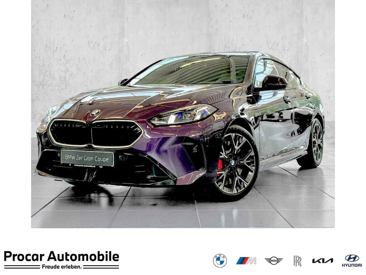 BMW 220 Gran Coupé M SportPro DA+PA+ HuD H/K Pano Zwart - 1