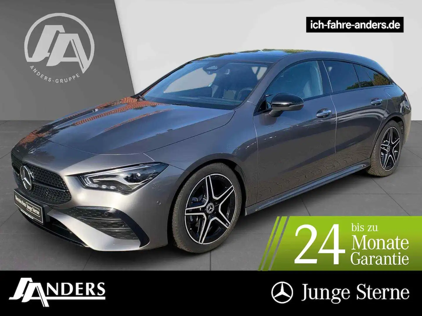 Mercedes-Benz CLA 180 SB AMG AdvPLus+Pan+Key+AHK+LED+Night+Kam Grau - 1