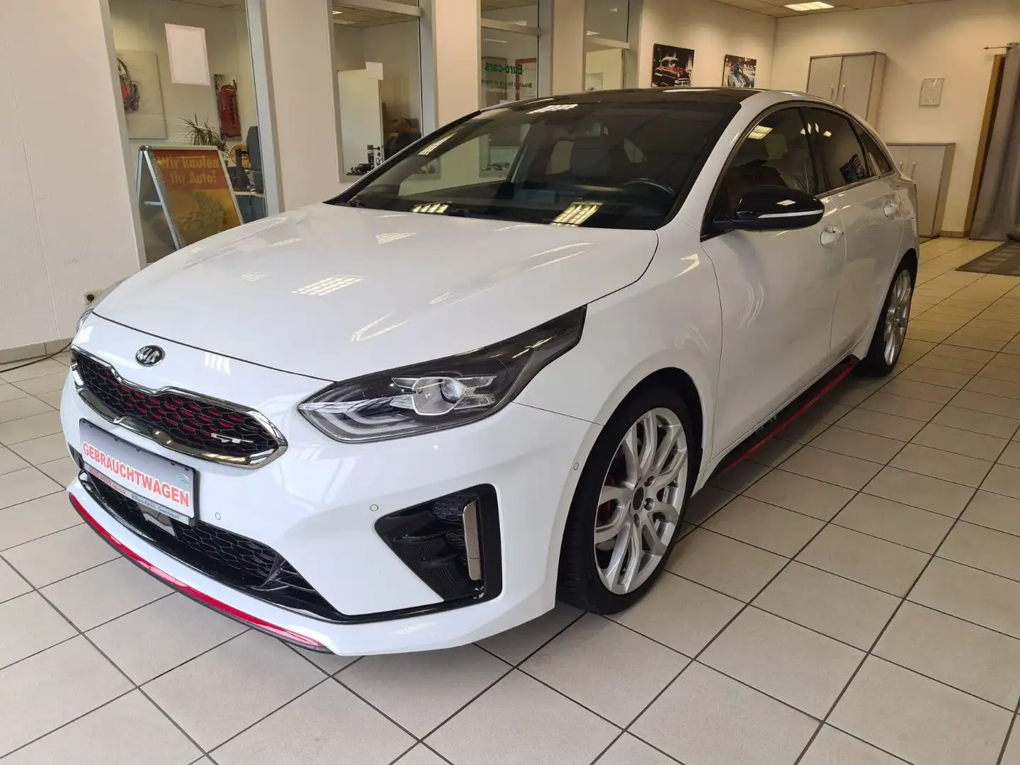 Kia ProCeed / pro_cee'd pro cee'd / LED / KAMERA / SCHECKHEFT / E-SITZ Blanc - 1
