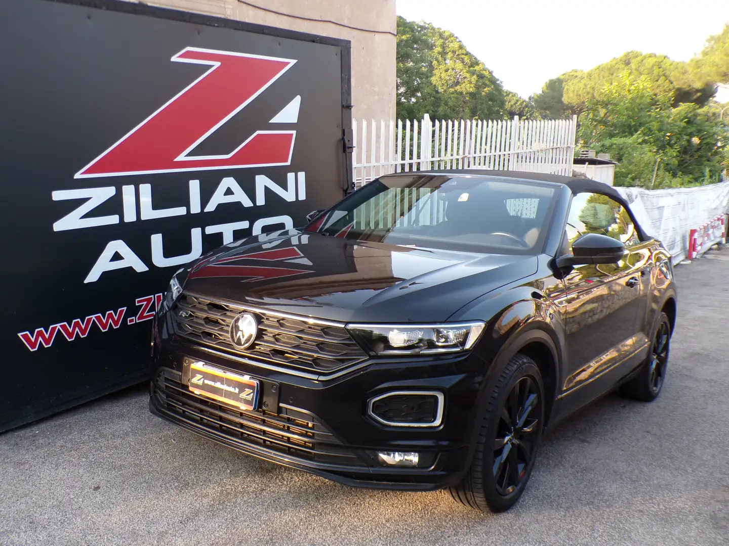 Volkswagen T-Roc Cabriolet 1.5 tsi R-Line dsg UNIPRO'..UFF.ITALIA.. Noir - 1
