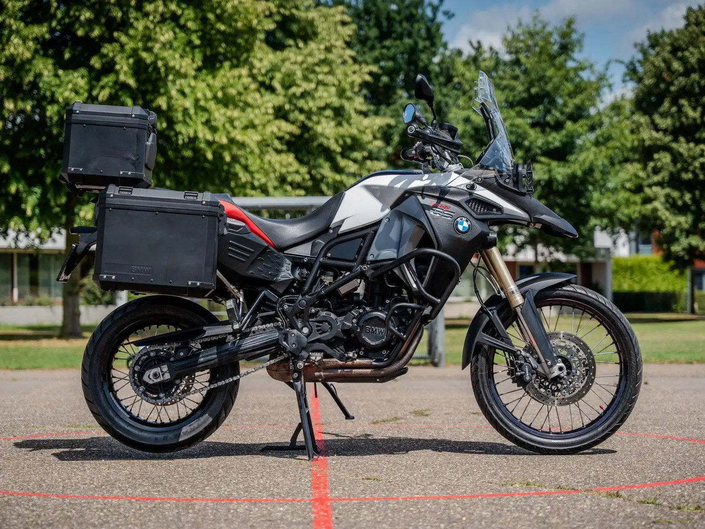 BMW F 800 GS Adventure Enduro Equipment Weiß - 2