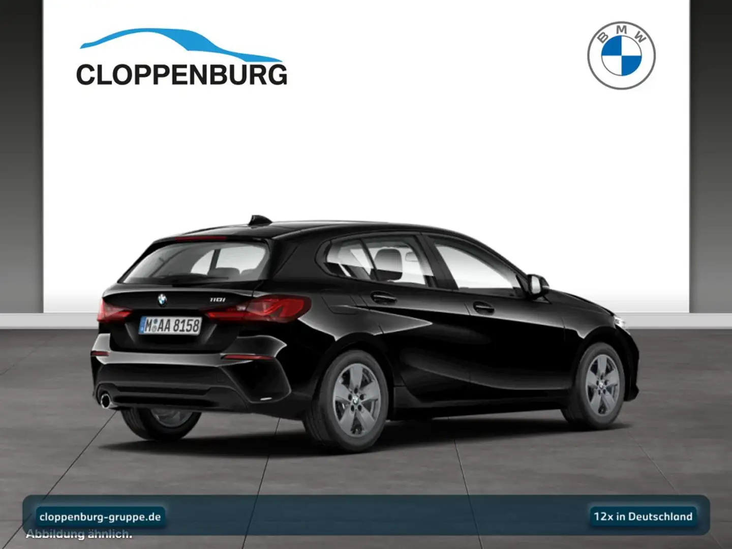 BMW 118 i Advantage Head-Up+Navi+SHZ+HiFi+Spurass.+BT Schwarz - 2