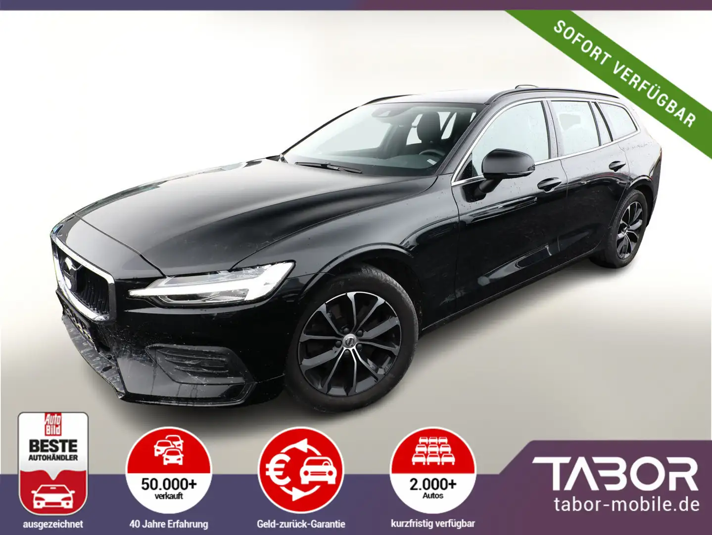 Volvo V60 V 60 B3 163 DCT7 Momentum Pro LED Nav Harm-K Kam Schwarz - 1