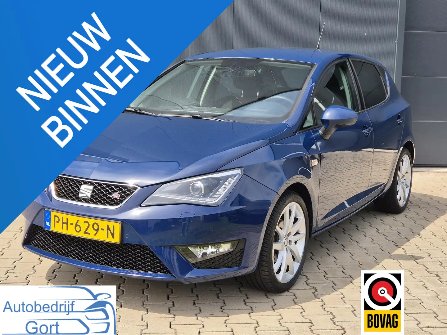 SEAT Ibiza 1.0 EcoTSI FR Connect met Apple Carplay/Android Au Blauw - 1