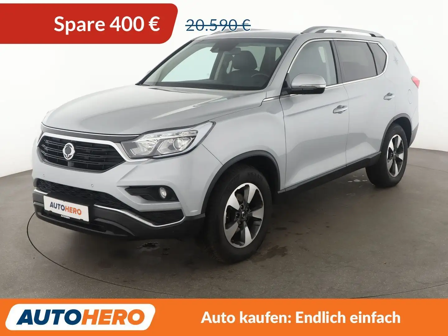 SsangYong Rexton 2.2 TD Crystal 4x4 Aut.*NAVI*PDC*SHZ*AHK*ALU* Gri - 1
