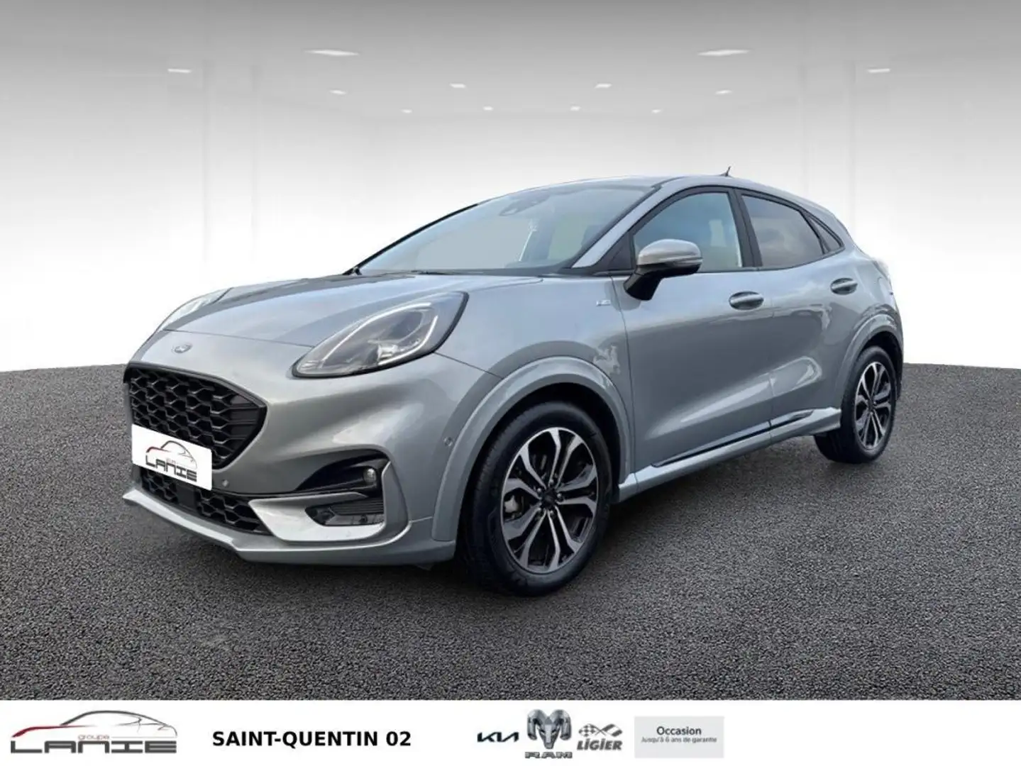 Ford Puma 1.0 Flexifuel 125 ch mHEV S&S BVM6 ST-Line Gris - 1
