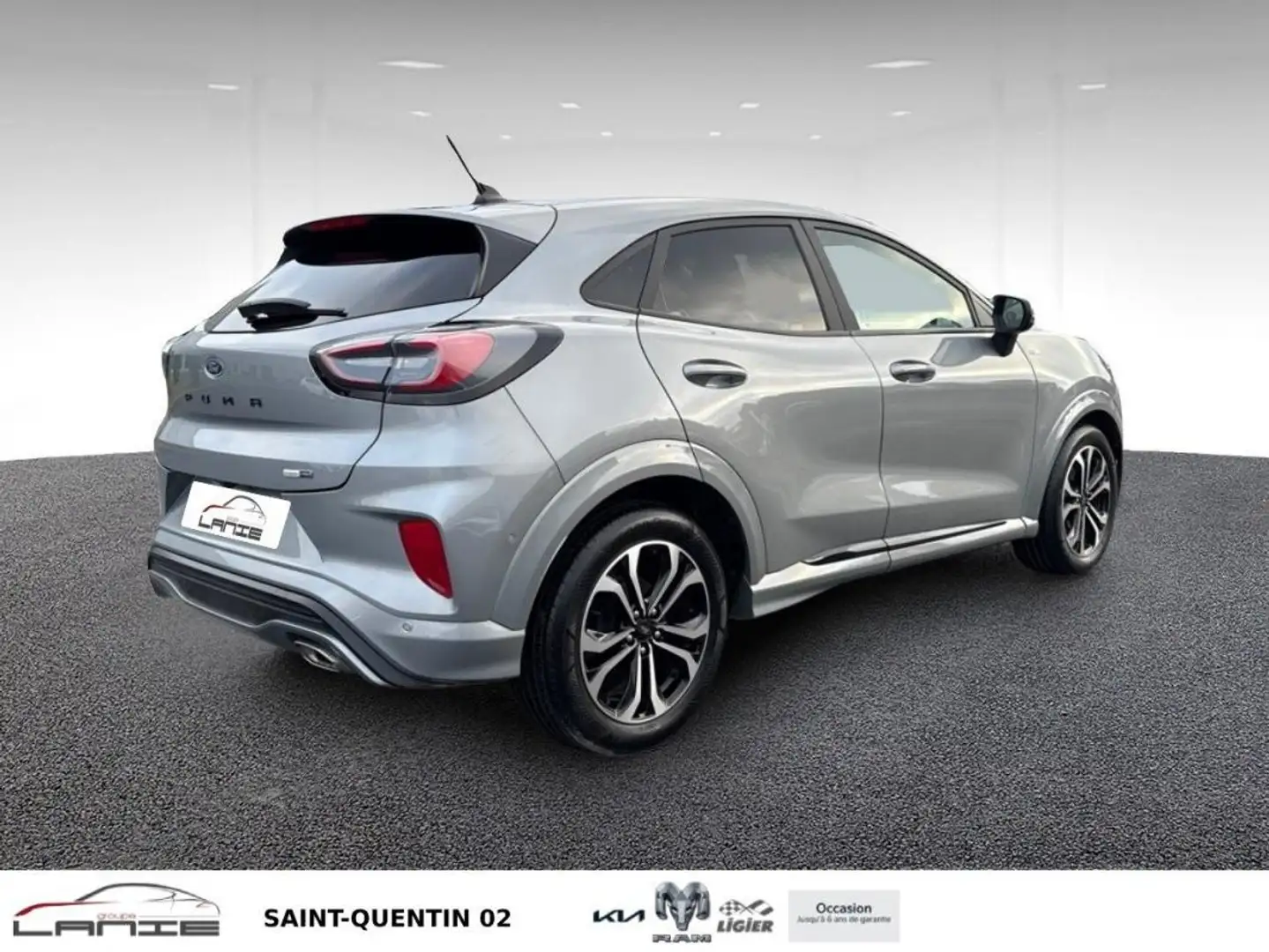 Ford Puma 1.0 Flexifuel 125 ch mHEV S&S BVM6 ST-Line Gris - 2