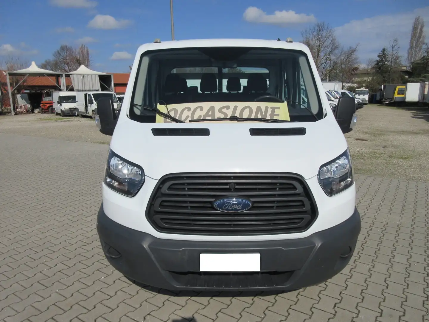 Ford Transit 2.0 tdci 170cv DOPPIA CABINA E CASSONE FISSO Bianco - 2
