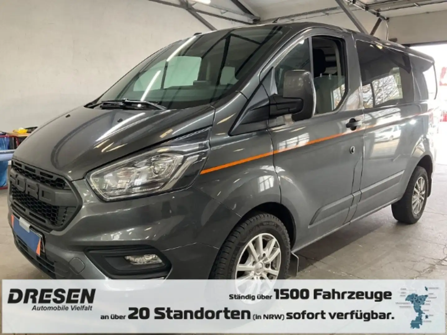 Ford Transit Custom Kombi 5-Sitzer 320L1 Trend Dyn. Kurvenlicht ACC DA Grau - 1