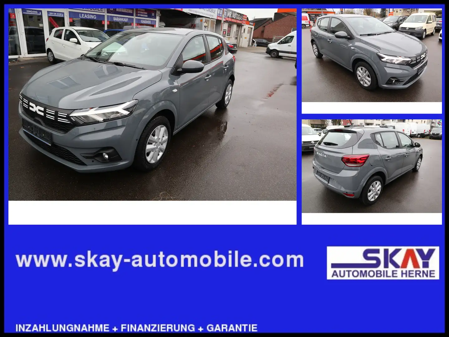 Dacia Sandero Expression LPG 1,0 TCE CAMERA TOTWINKEL Grigio - 1