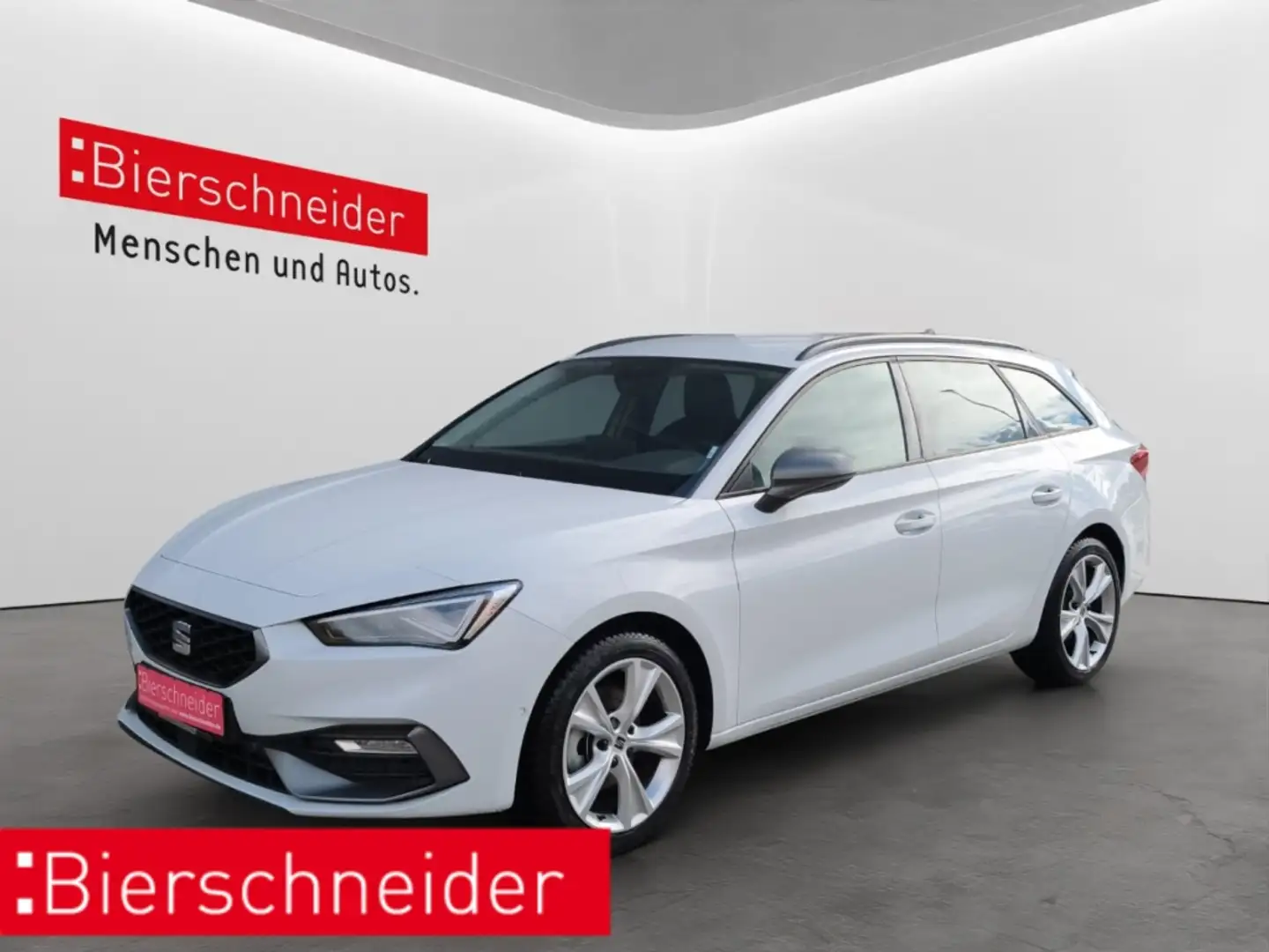 SEAT Leon Sportstourer 1.5 eTSI DSG FR MATRIX-LED NAVI SIDEA Weiß - 1
