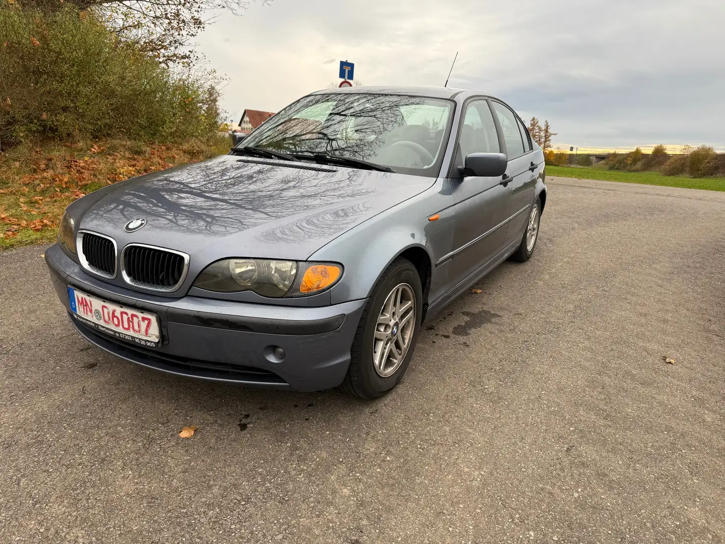 BMW 318 318d Blau - 1