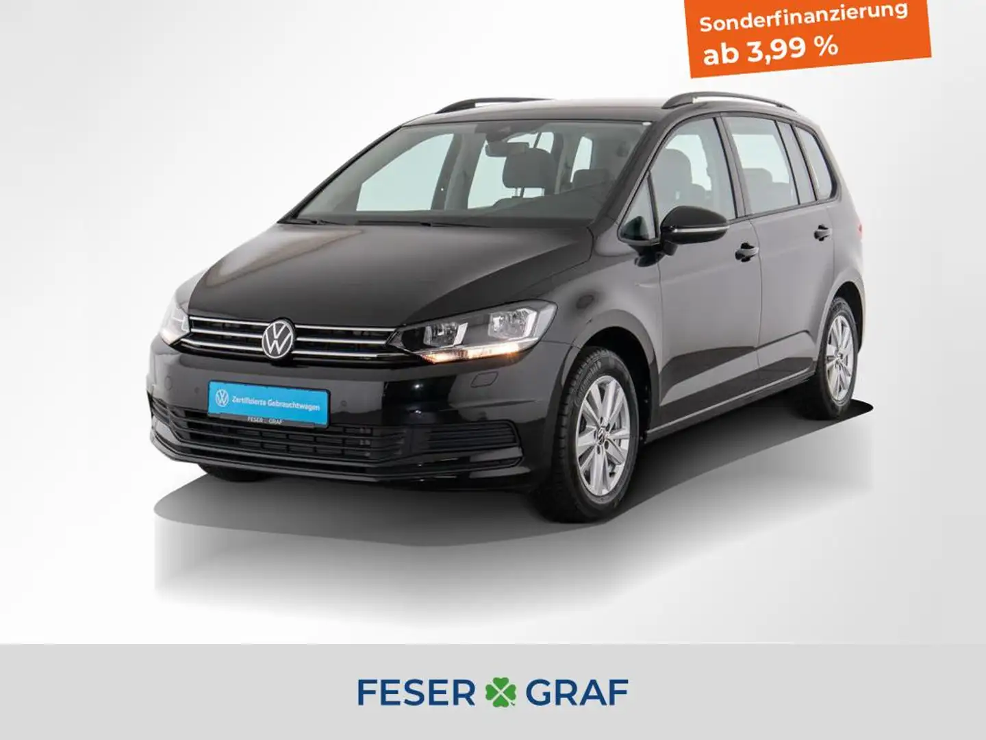 Volkswagen Touran 1.5 TSI Comfortline 7-Sitze /ACC / DAB / Navigatio Schwarz - 1