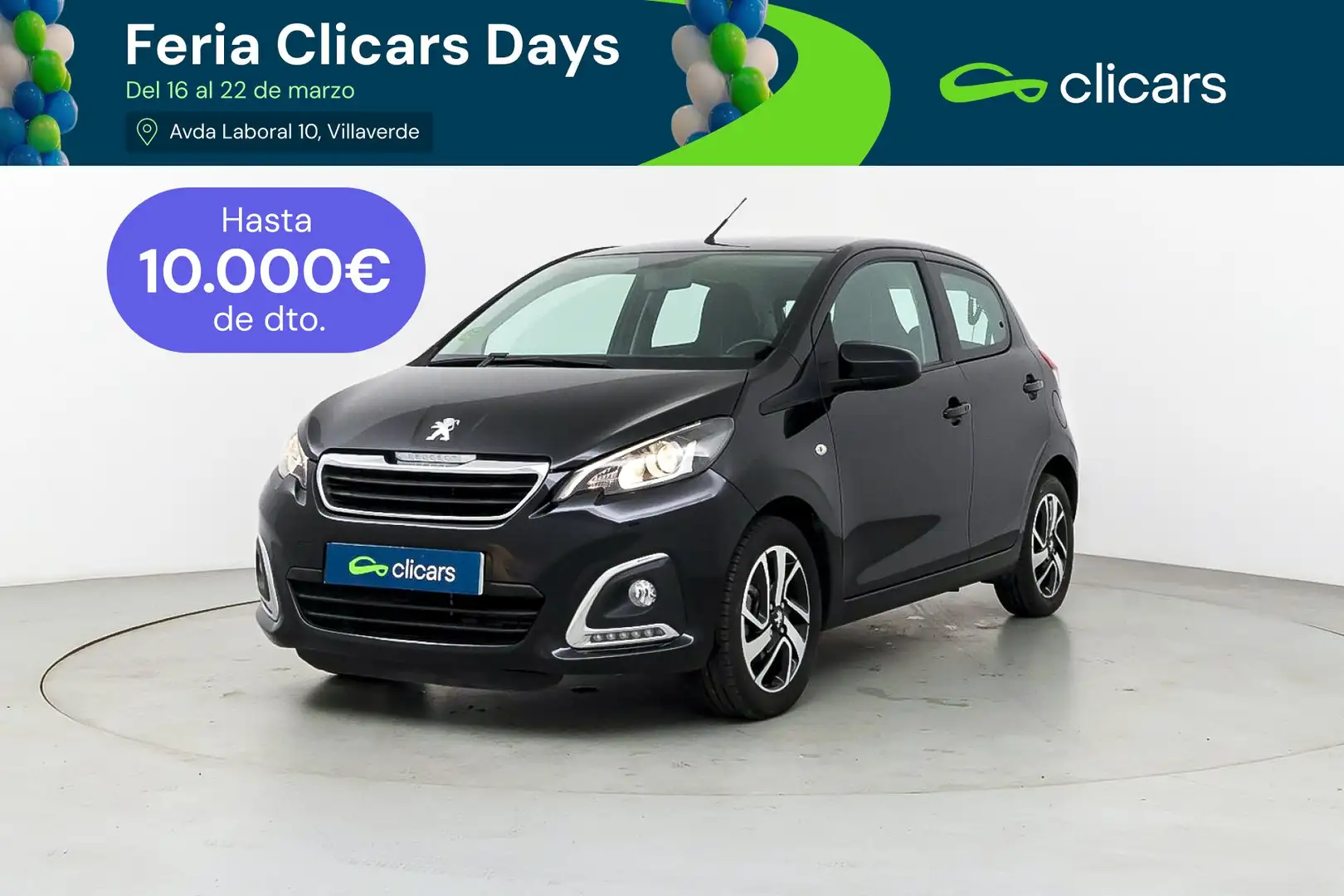 Peugeot 108 1.2 PureTech Allure Negro - 1