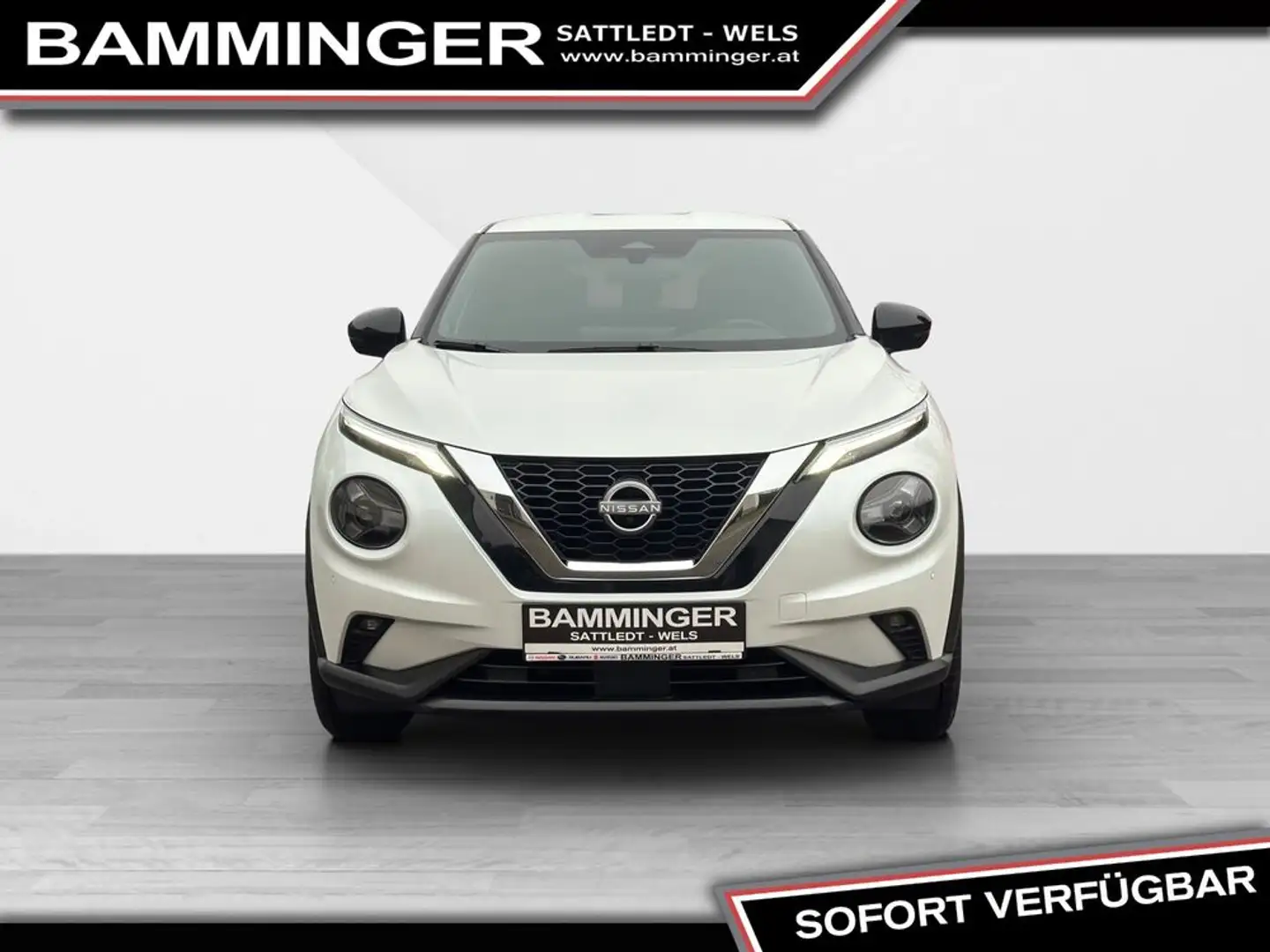 Nissan Juke 1,6 Hybrid N-Connecta+ Automatik Weiß - 1