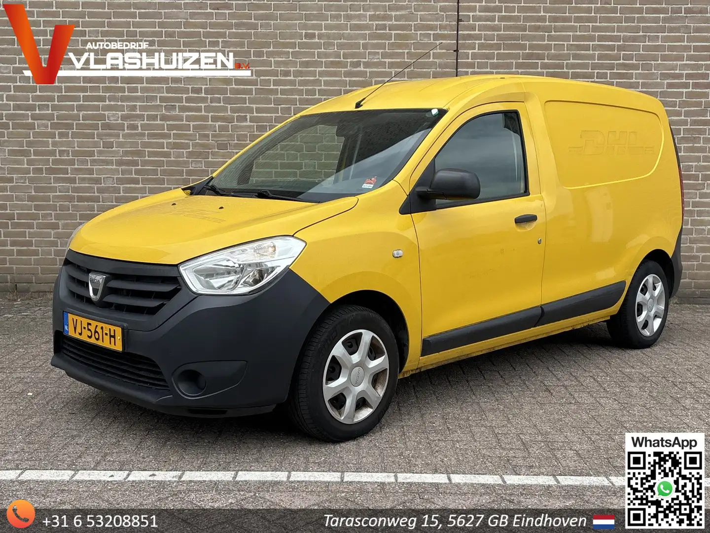 Dacia Dokker 1.5 dCi 75 Ambiance € 4.950 NETTO | 1/2 Leder | Zi Geel - 1