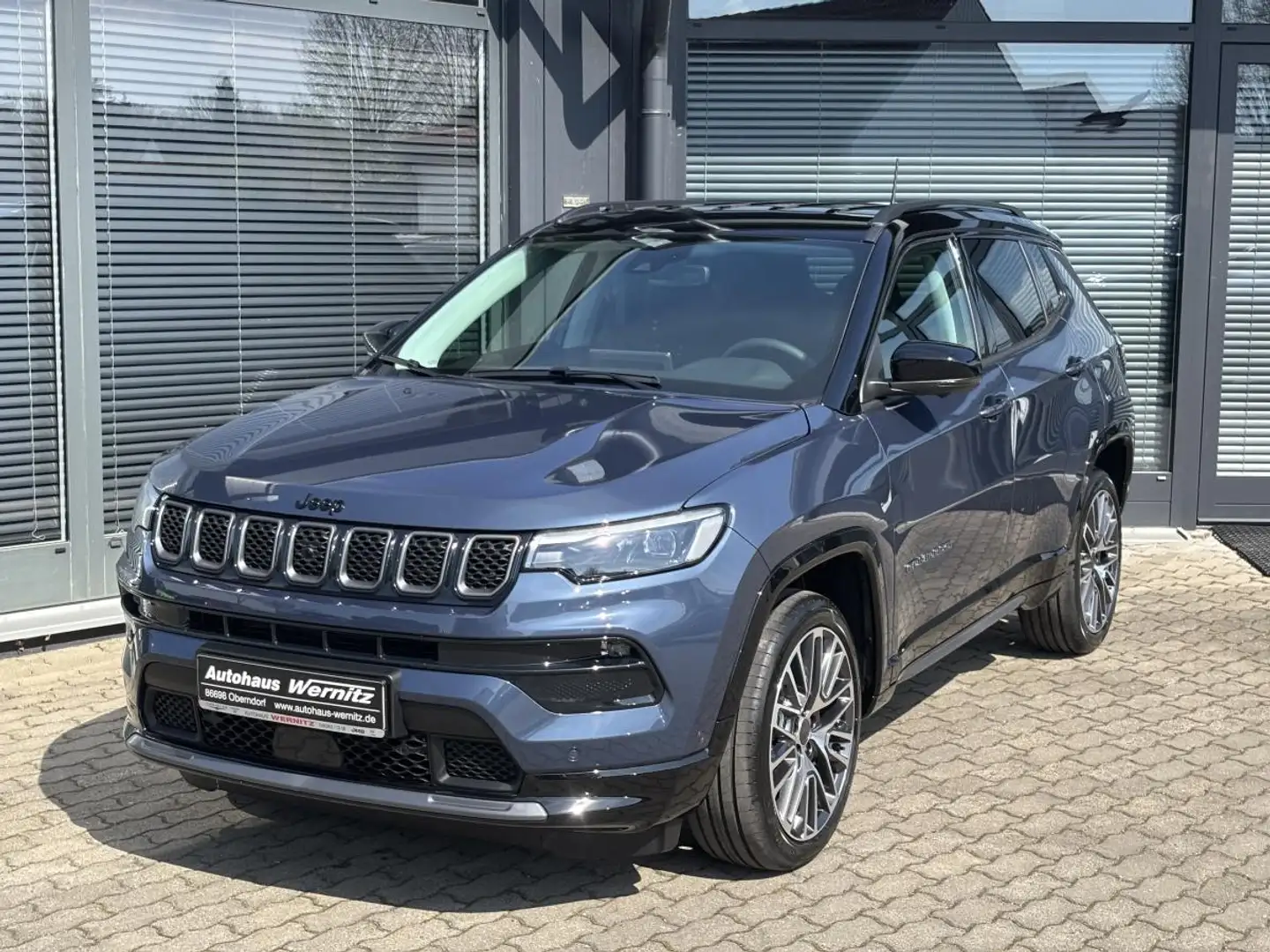 Jeep Compass 1.5 E-Hybrid Summit Automatik *LEDER*LED*SHZ*PDC*A Blau - 1