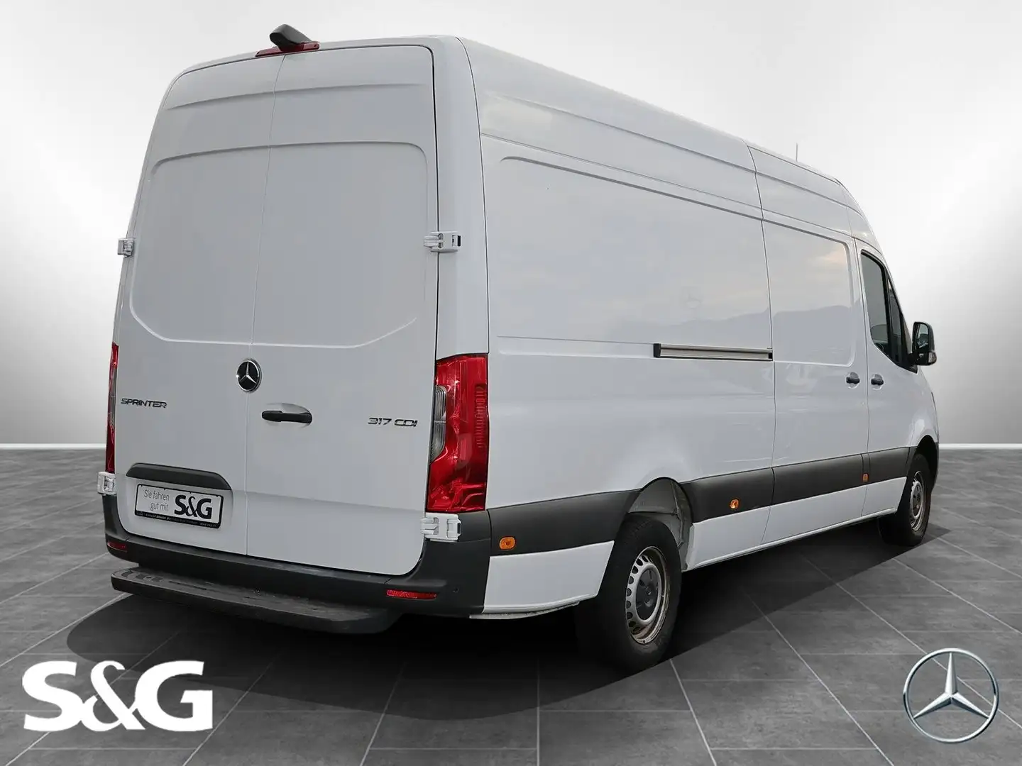 Mercedes-Benz Sprinter 317 CDI Hochdach Lang 9G-Tr. LED MBUX Weiß - 2