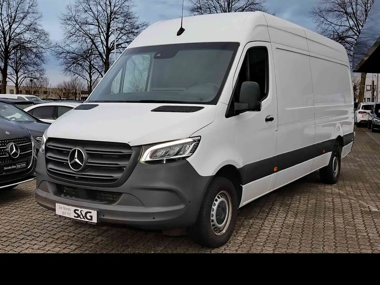 Mercedes-Benz Sprinter 317 CDI Hochdach Lang 9G-Tr. LED MBUX Blanc - 1