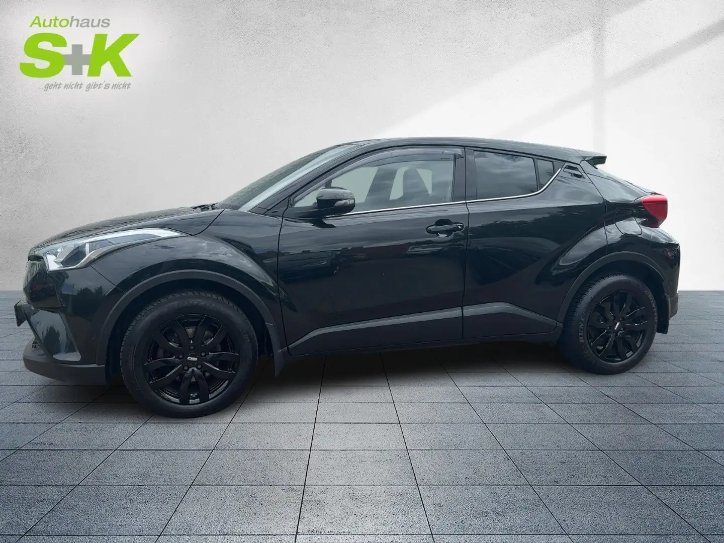 Toyota C-HR 1,2-l-Turbo, 116PS+SHZ+NAVI+TEMPOMAT+PDC+++ Schwarz - 2