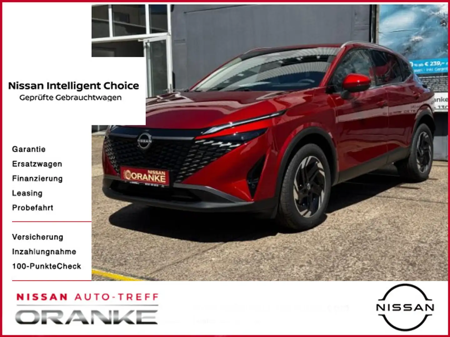 Nissan Qashqai 1.3 DIG-T Xtronic N-Connecta*WP*KP*MJ25 Rot - 1