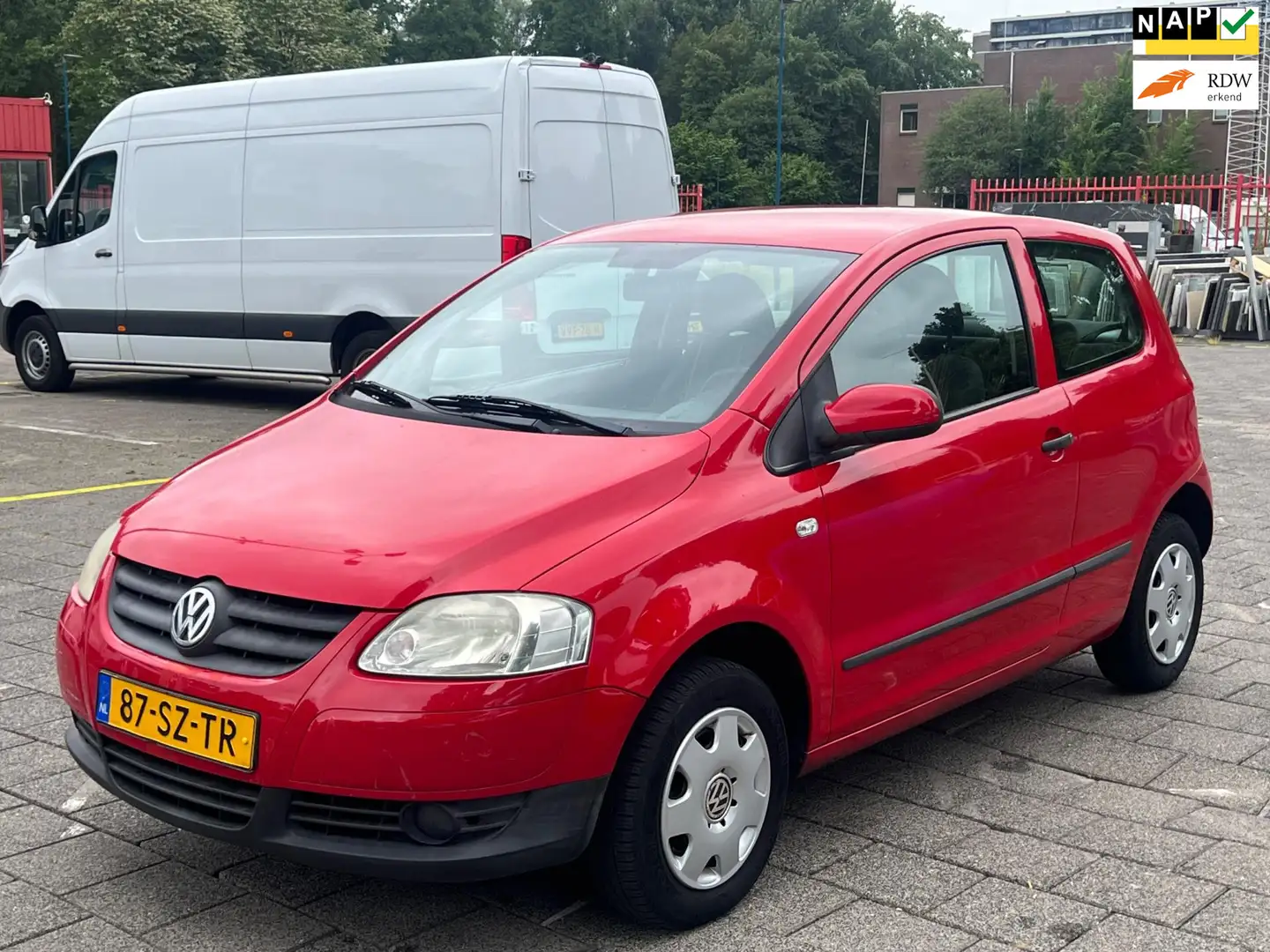 Volkswagen Fox 1.4 Trendline| AIRCO| ELEK RAMEN Rood - 1