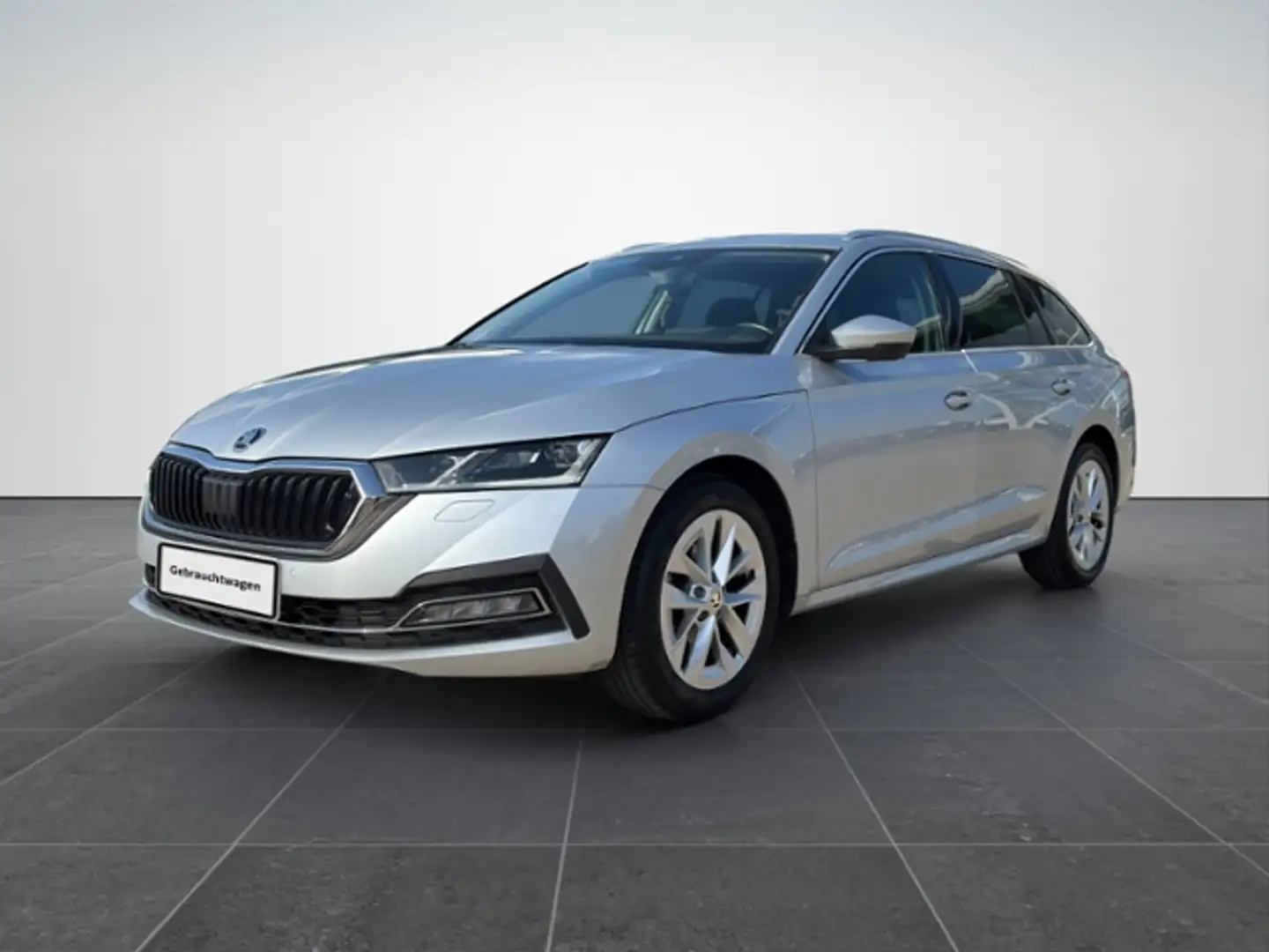 Skoda Octavia Combi 2.0TDI Matrix/AHK/HUD Silber - 2