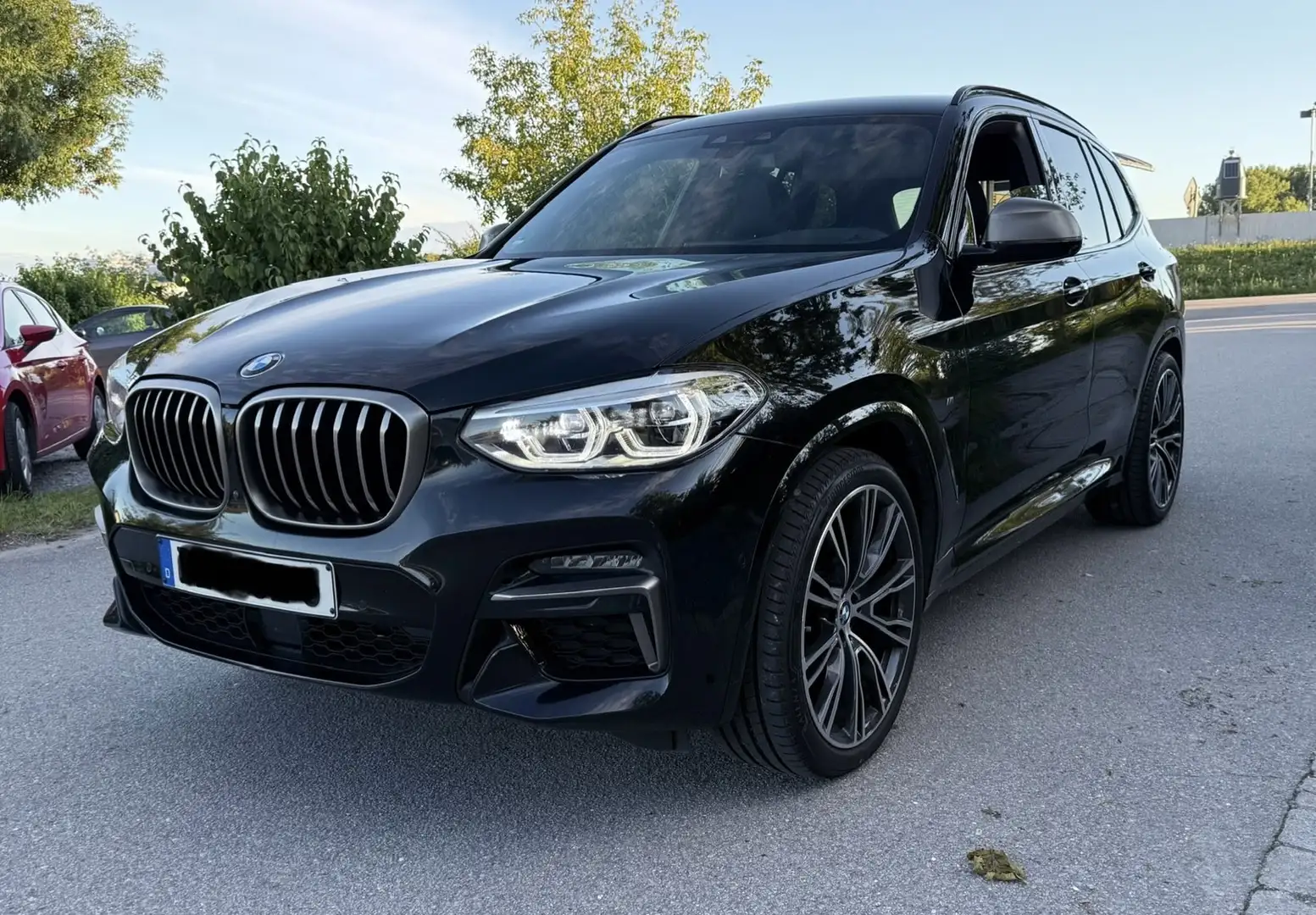 BMW X3 M M40d, 20 Zoll, Ahk, 360 Kam, HUD,  LED, Sitzbel. Negru - 1