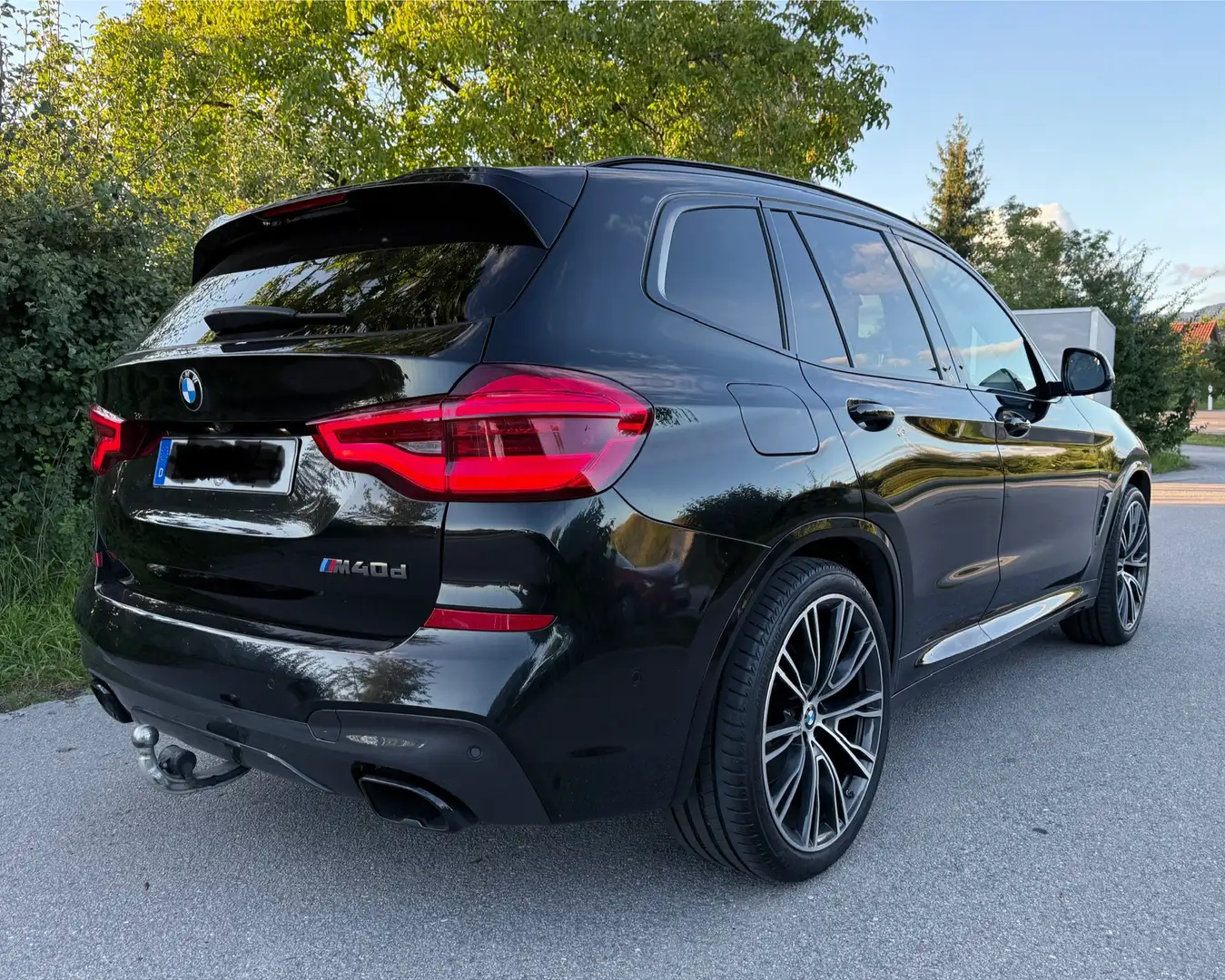 BMW X3 M M40d, 20 Zoll, Ahk, 360 Kam, HUD,  LED, Sitzbel. Negru - 2