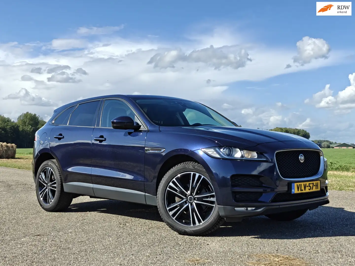 Jaguar F-Pace 2.0d Grijs kenteken! Zeer netjes! Bleu - 1