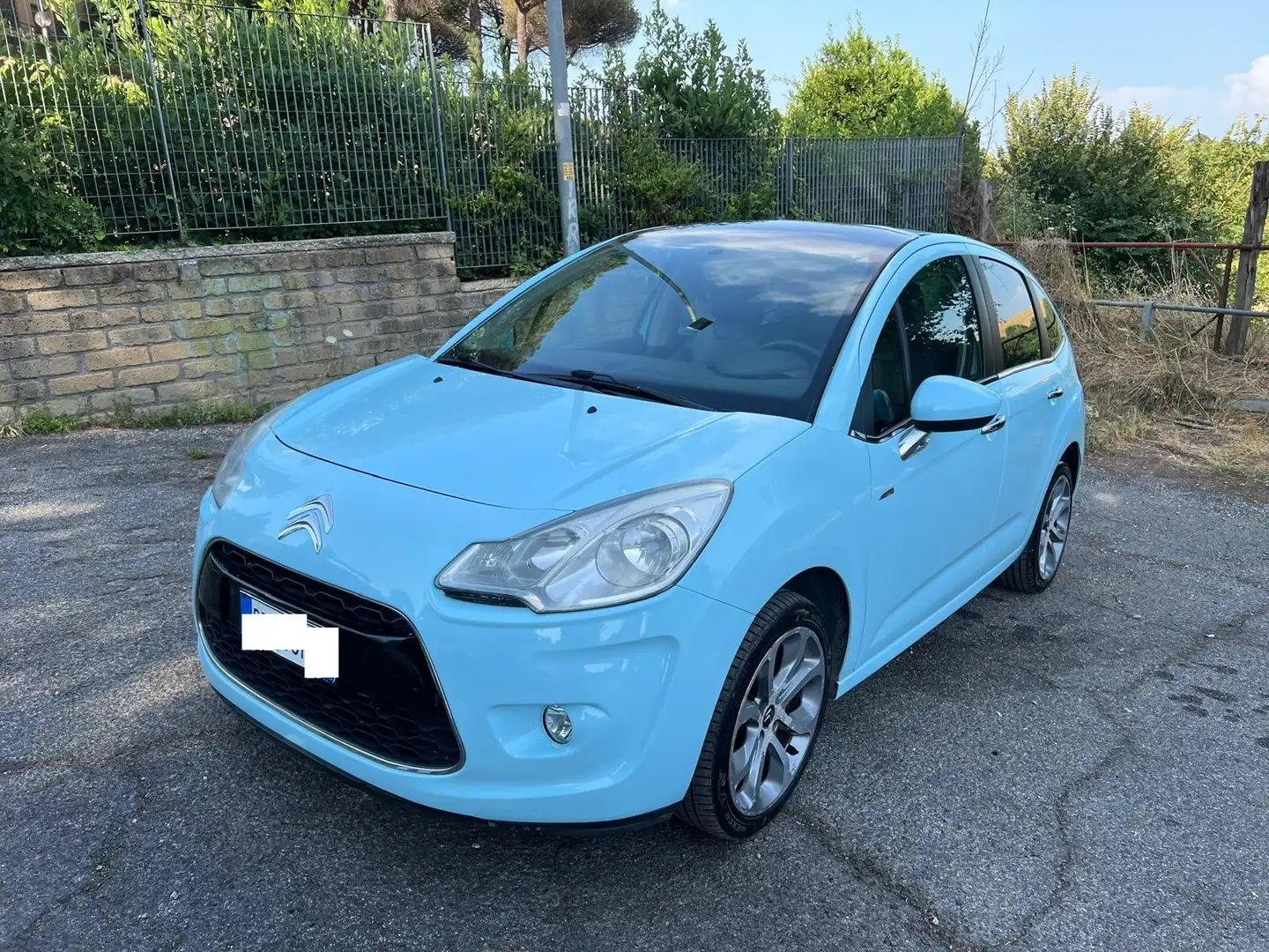 Citroen C3 vti Exclusive Pelle Sedili Risc. Cruise KM 110000 Blu/Azzurro - 1
