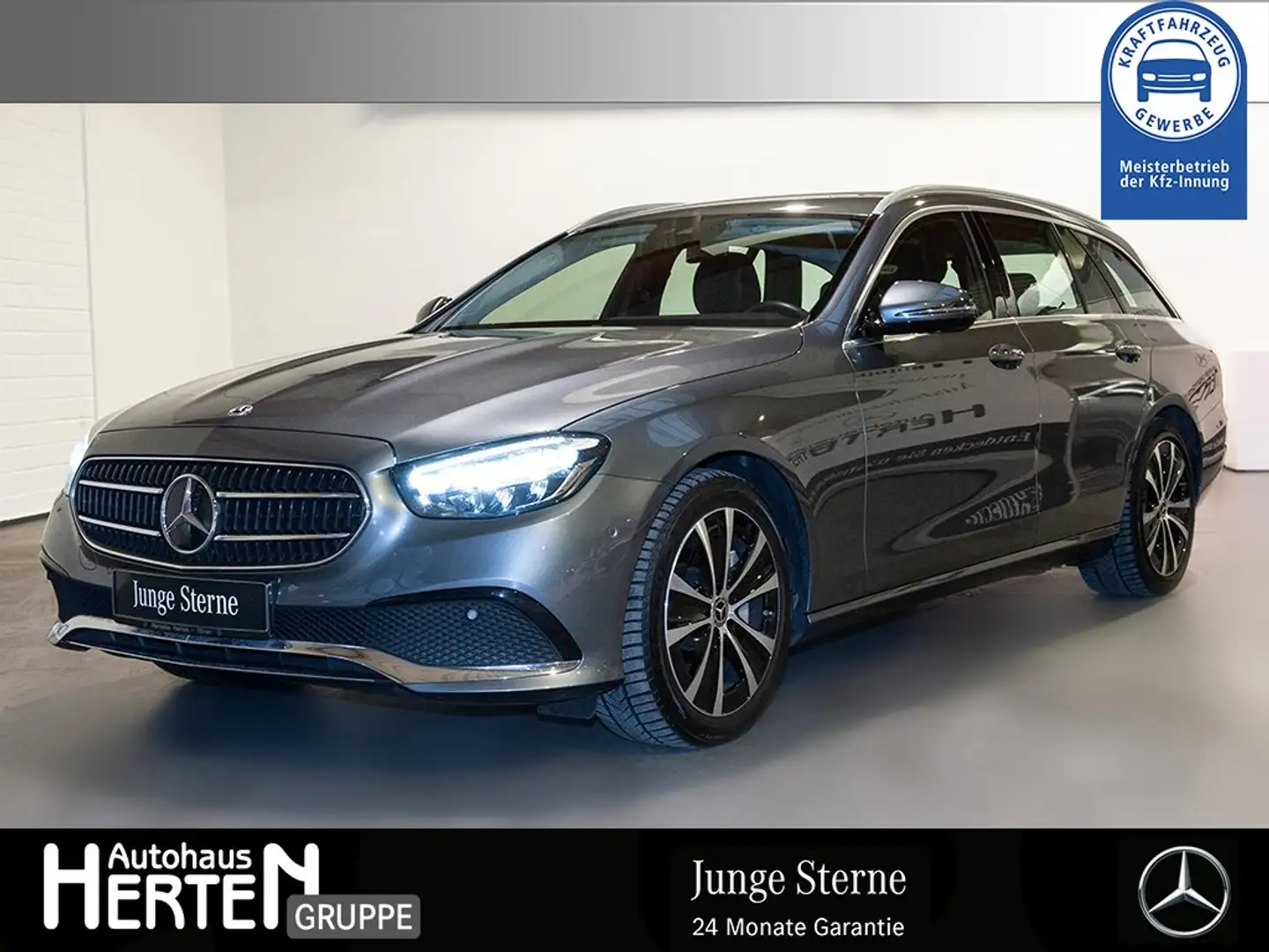 Mercedes-Benz E 300 T e AVANTGARDE+LED+AHK+R-KAMERA+NAVI+SHZ Grau - 1