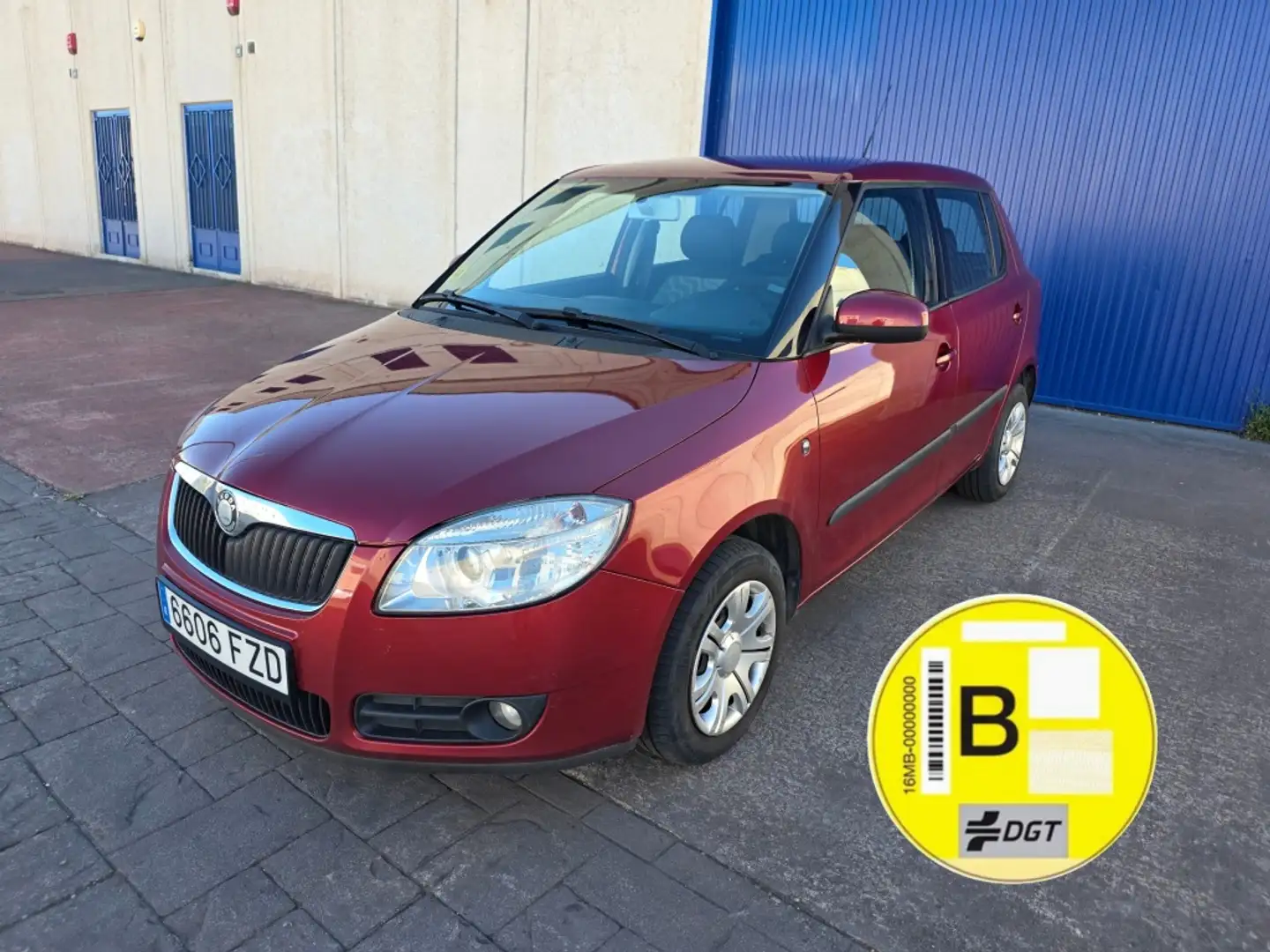 Skoda Fabia 1.4TDI Comfort 80 Burdeos - 1