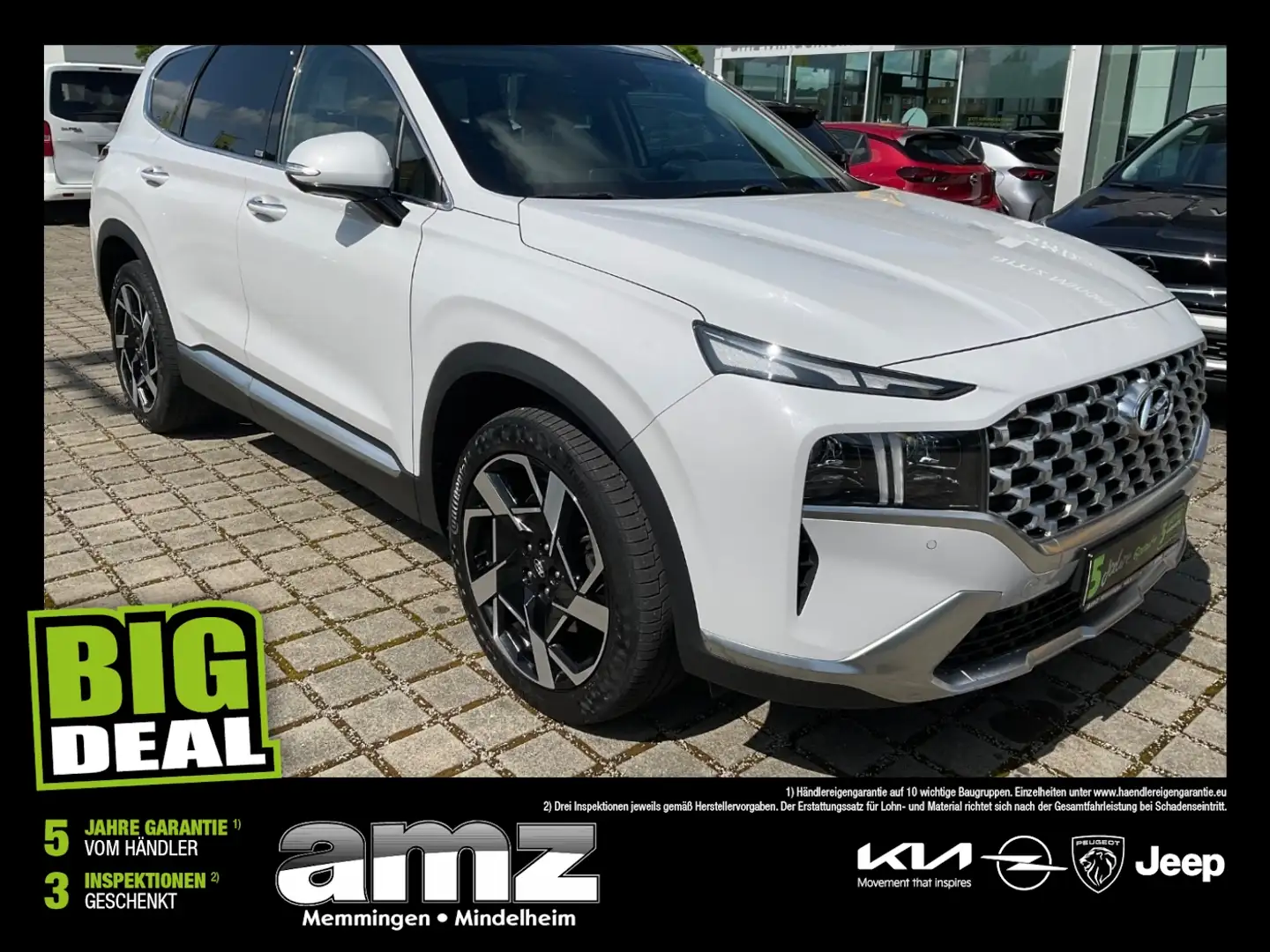 Hyundai SANTA FE 2.2 CRDi 5-Sitzer Prime *Kamera*Allrad* Blanc - 1