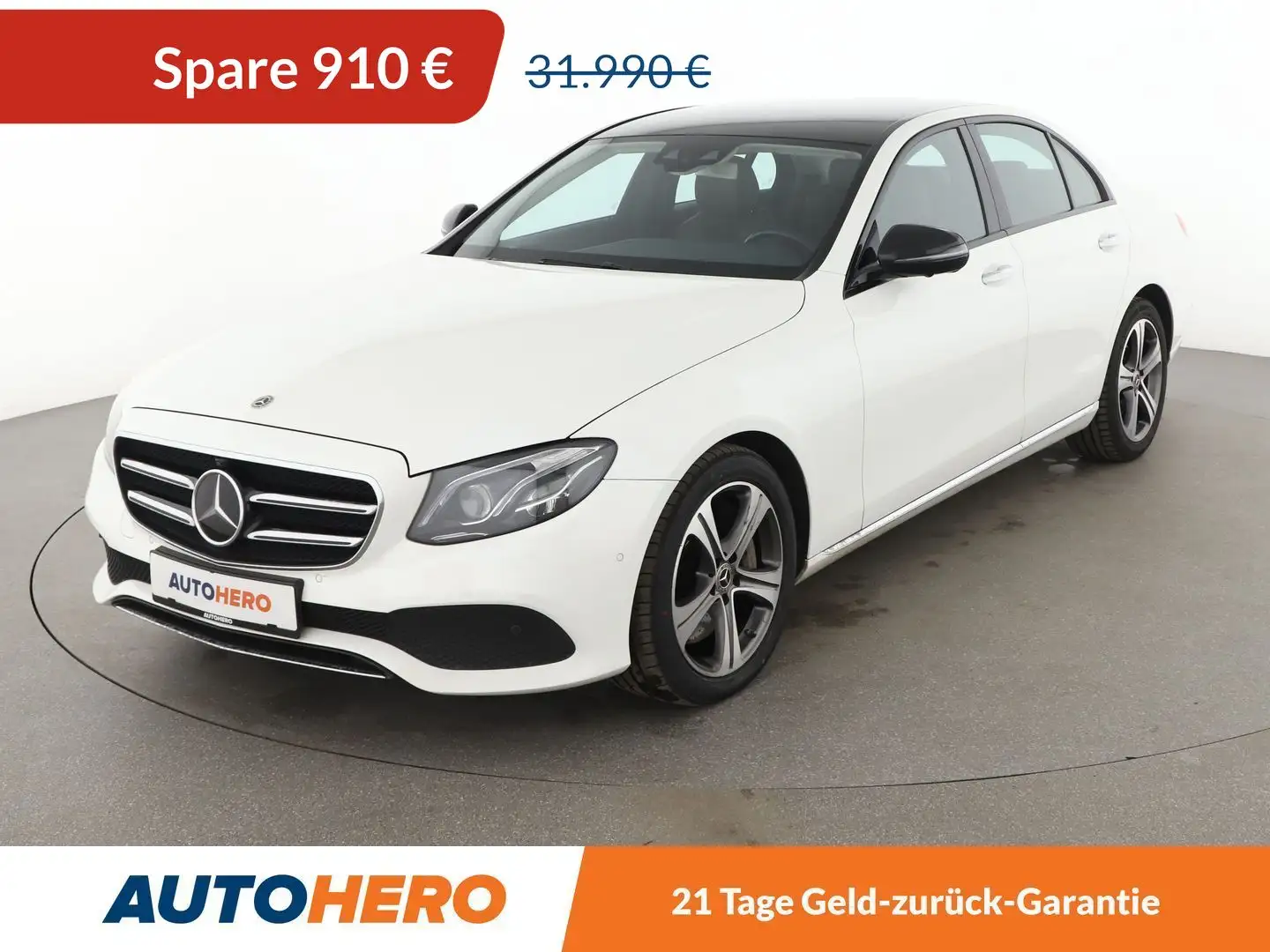 Mercedes-Benz E 350 E 350 d Avantgarde Aut.*NAVI*LED*ACC*AHK*360° Weiß - 1