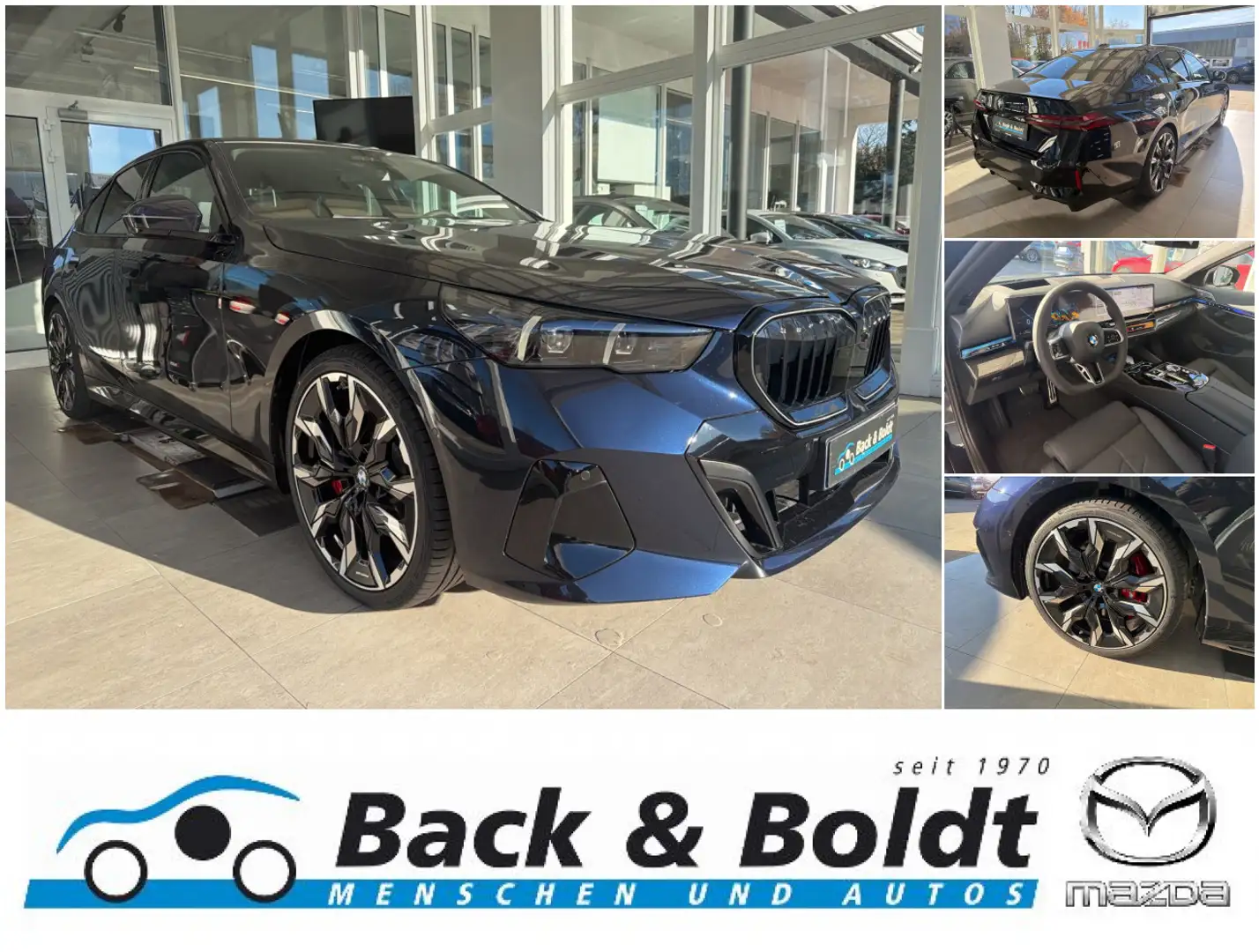 BMW 540 d Limousine xDrive M-SPORTPRO+PANO+AHK+STANDHZG Schwarz - 1