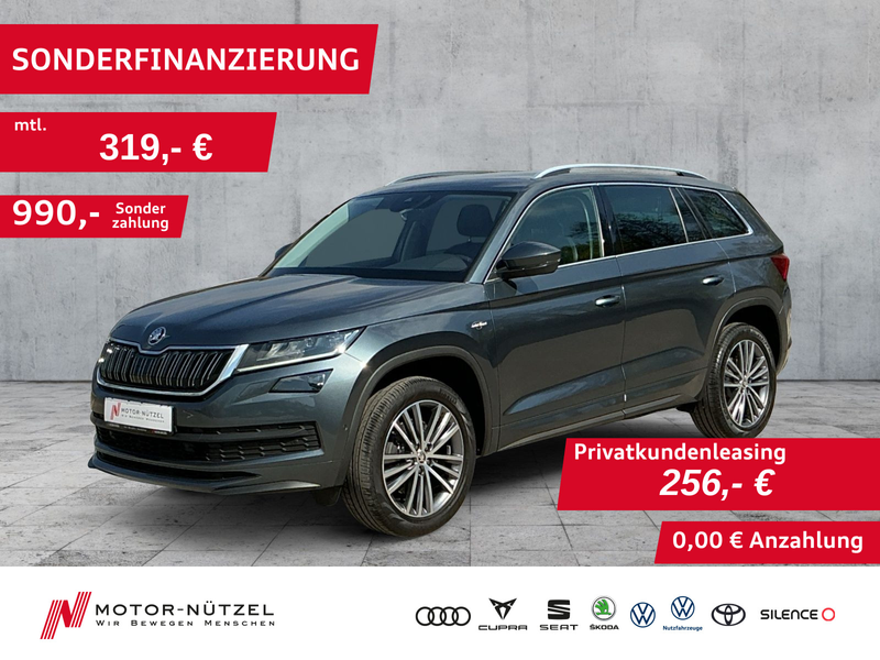 Skoda Kodiaq 2.0 TDI DSG 4x4 L&K LED+NAVI+SHZ+AHK+360°