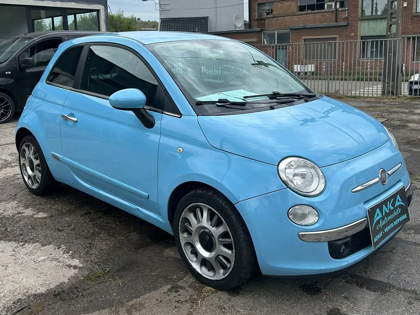 Fiat 500 0.9 T TwinAir Lounge Stop Blauw - 2