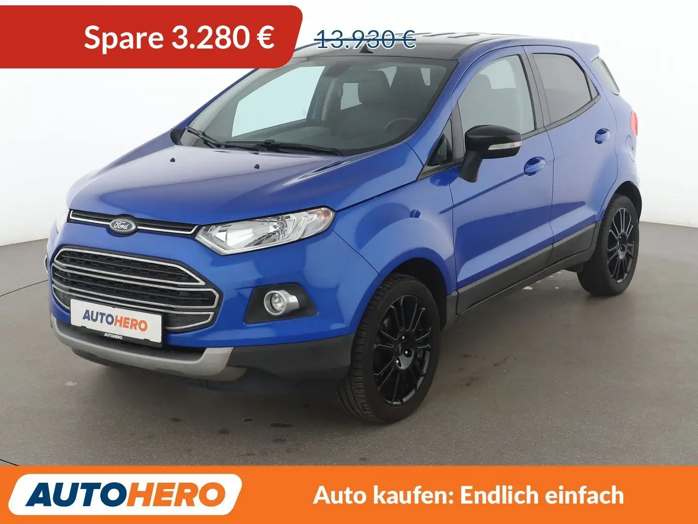 Ford EcoSport 1.0 EcoBoost S*PDC*SHZ*KLIMA*TEMPO*GARANTIE* Blu/Azzurro - 1