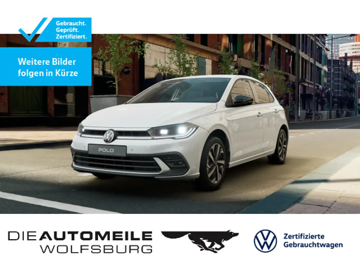 Volkswagen Polo VI 1.0 TSI Move Matrix/ACC/Beats White - 1