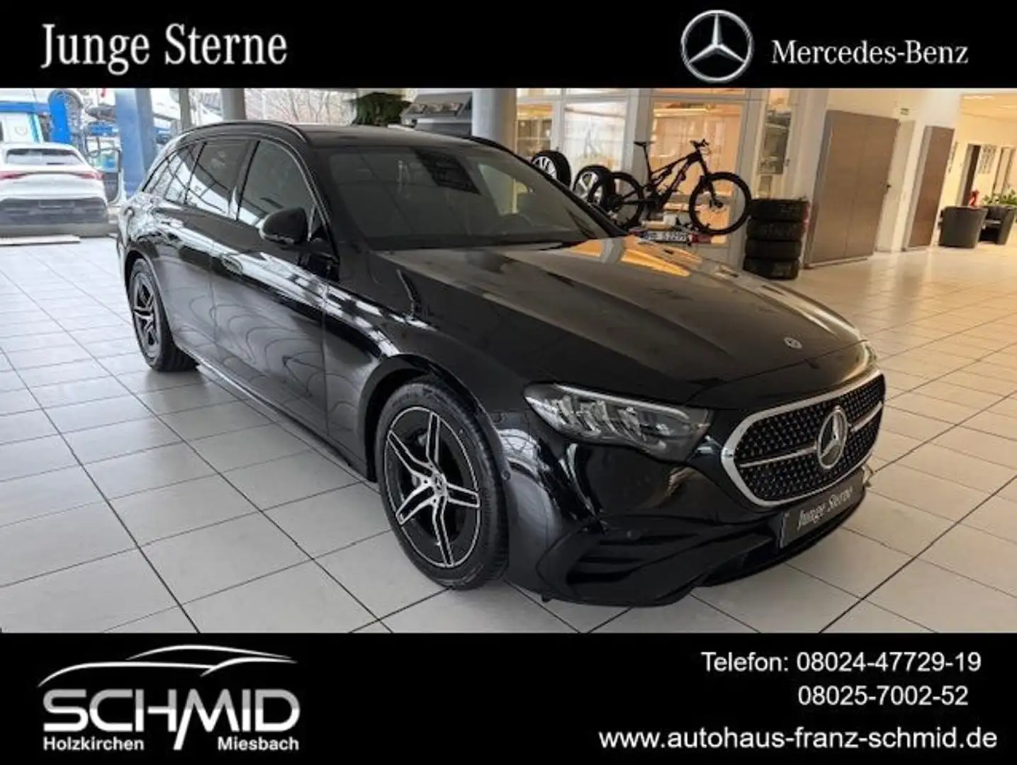 Mercedes-Benz E 200 T AMG Line Advanced Night AHK Winterpaket Zwart - 1