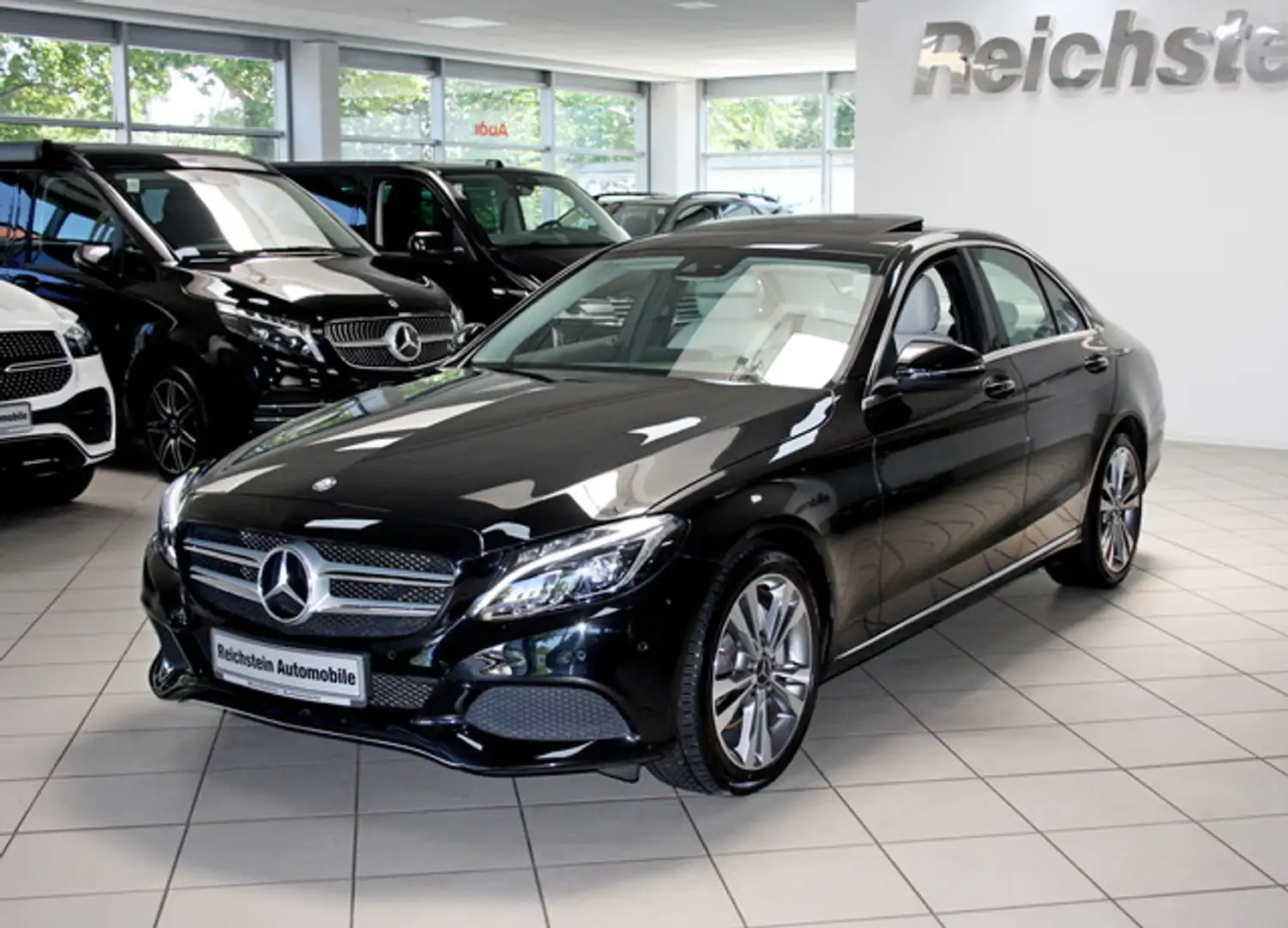 Mercedes-Benz C 250 AVANTG./ SPURPAKET/ COMAND/ TOTWINKEL Noir - 2