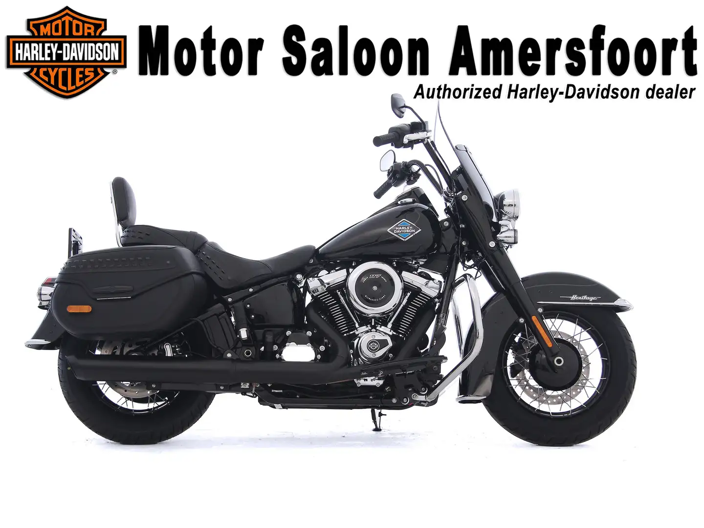 Harley-Davidson Heritage Softail FLHCS CLASSIC BTW-MOTOR! Noir - 1