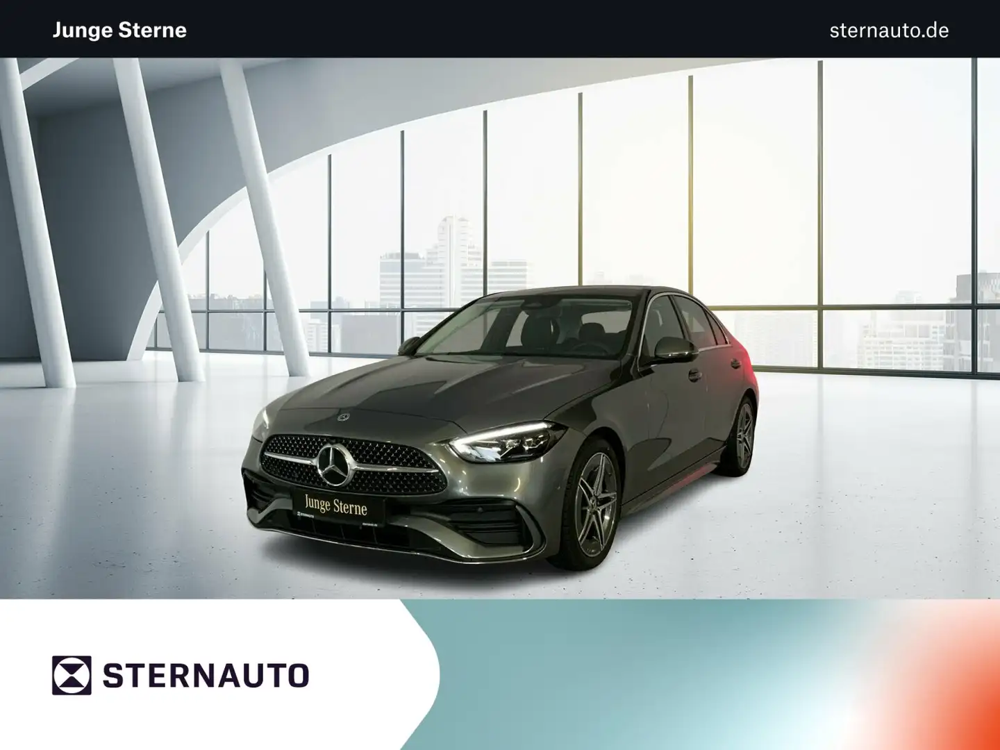 Mercedes-Benz C 180 C 180 AMG Memory WinterPak LED Spiegel-Pak RüKam Grau - 1
